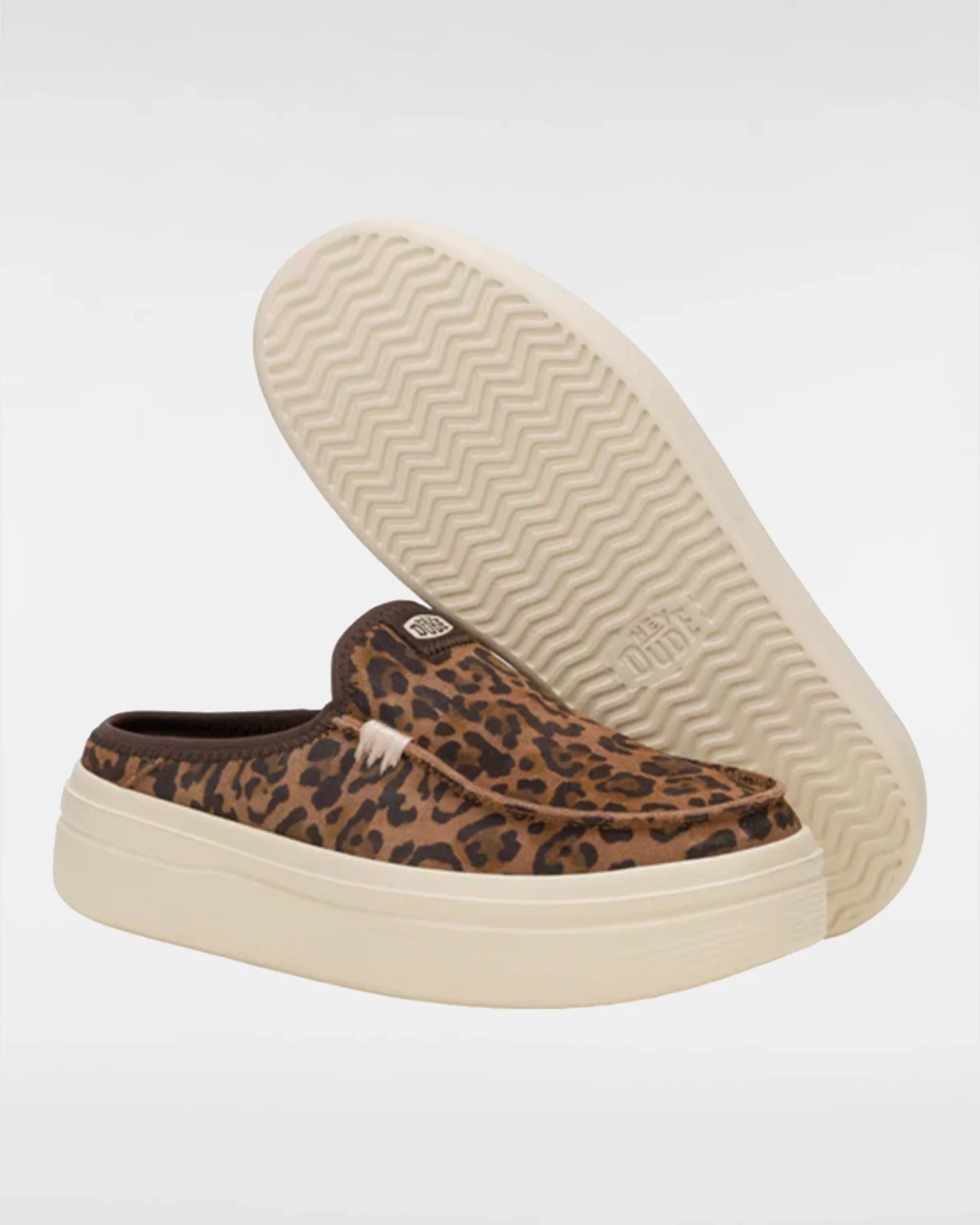 HEYDUDE Austin Lift Classic Brown Leopard Cipő kép 3