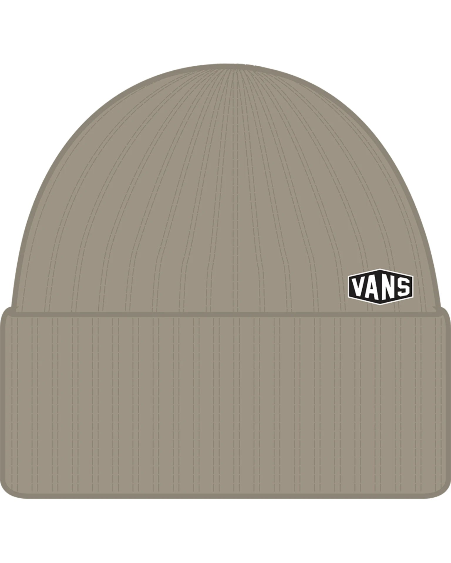 VANS Hex Patch Cuff Beanie Warm Taupe Beanie VN000QAUE2V1 - 1