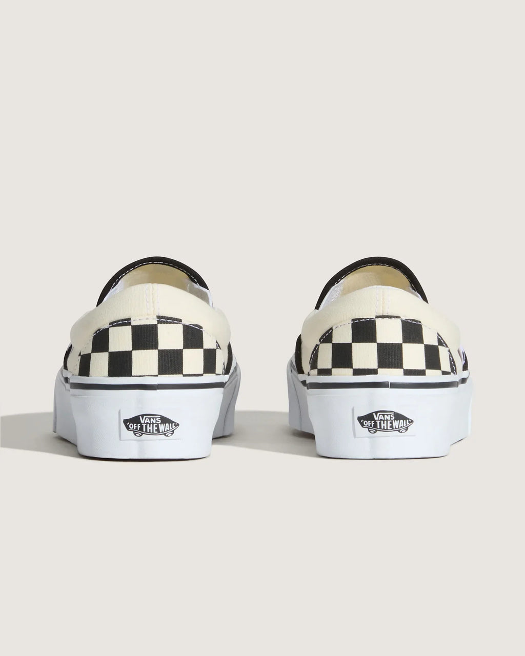 VANS UA Classic Slip-On Platform Blk&WhtChckerboard/Wht VN00018EBWW1 - 4