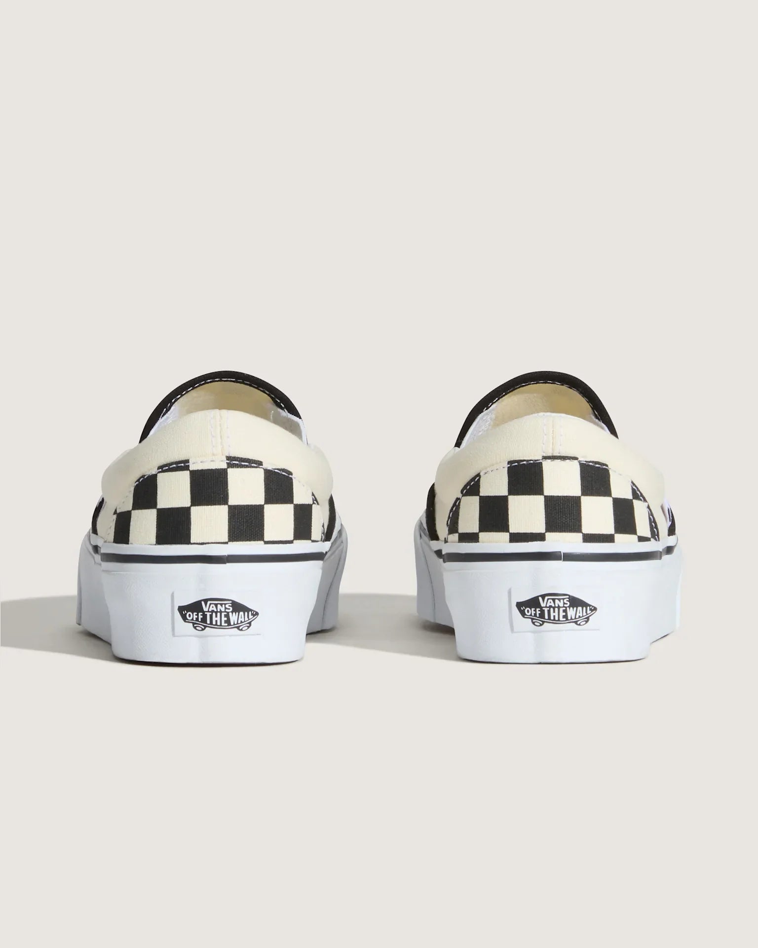 VANS UA Classic Slip-On Platform Blk&WhtChckerboard/Wht VN00018EBWW1 - 4
