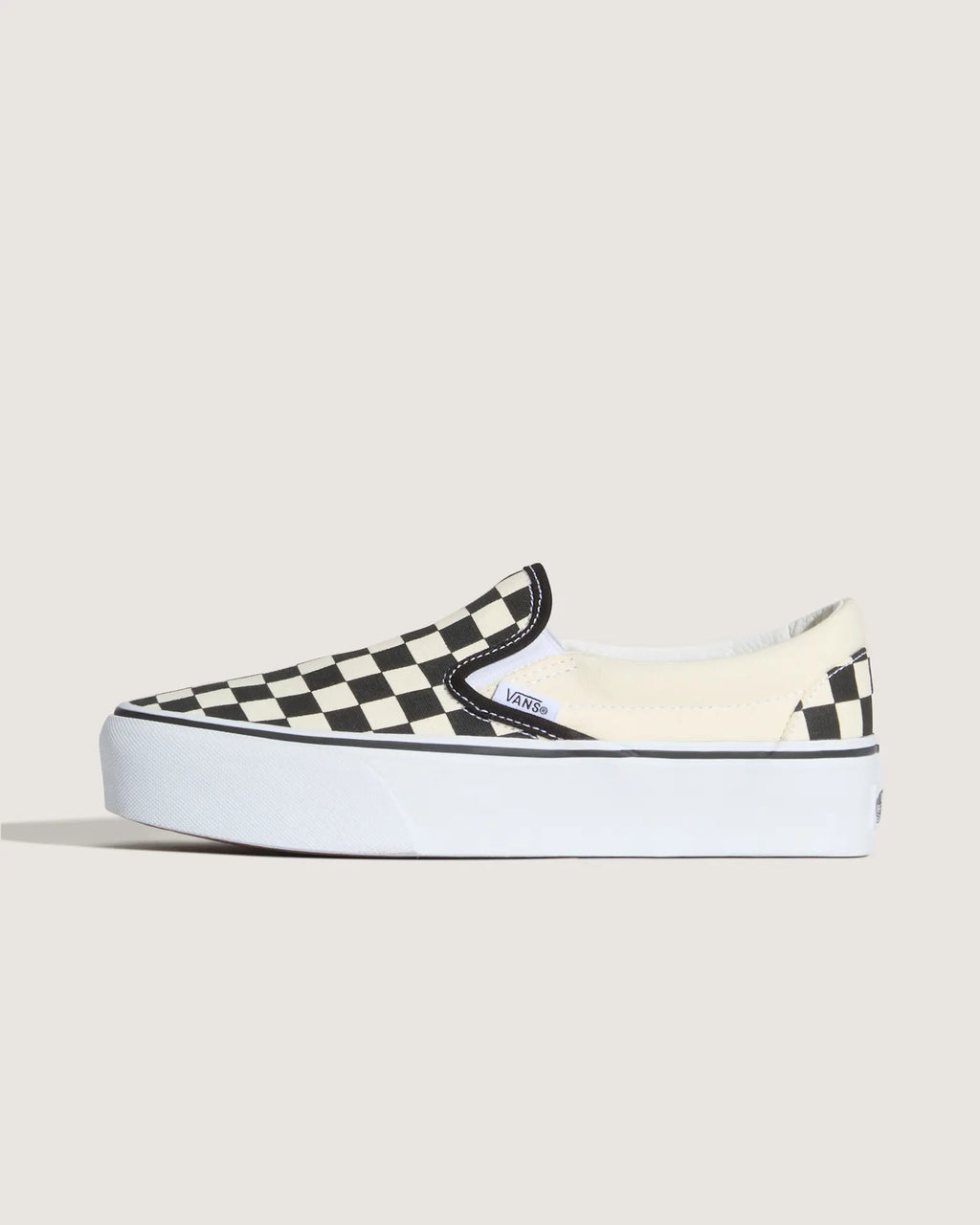 VANS UA Classic Slip-On Platform Blk&WhtChckerboard/Wht VN00018EBWW1 - 1