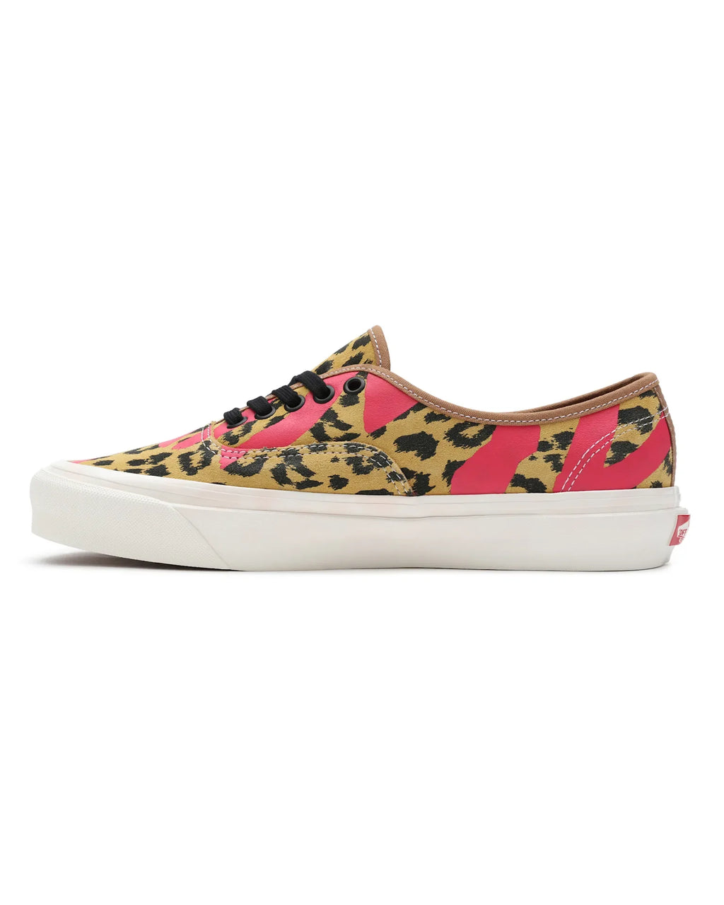 VANS Authentic 44 DX ALVA SKATES LEOPARD BROWN/PINK VN0005U8RPK1 - 5