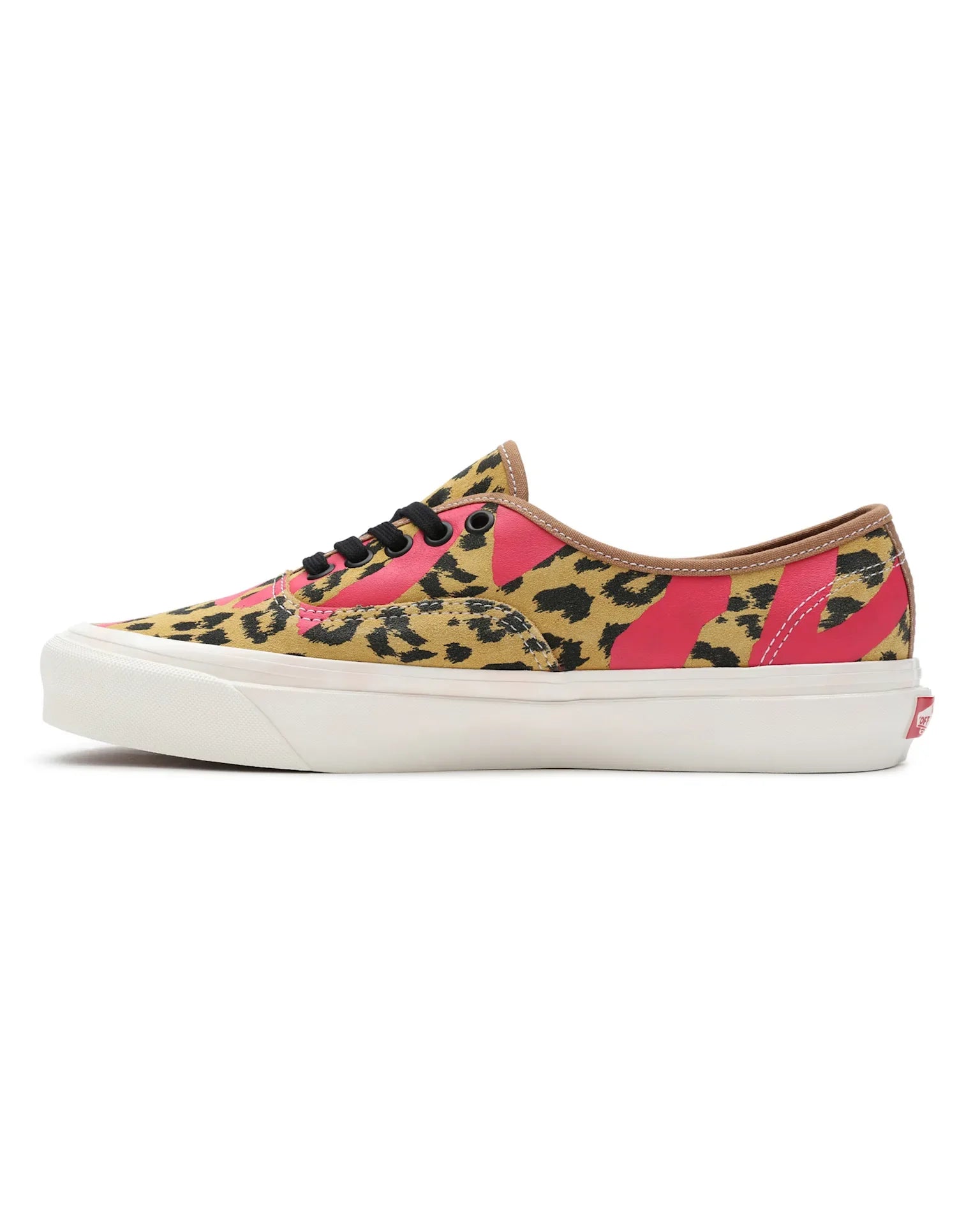 VANS Authentic 44 DX ALVA SKATES LEOPARD BROWN/PINK VN0005U8RPK1 - 5