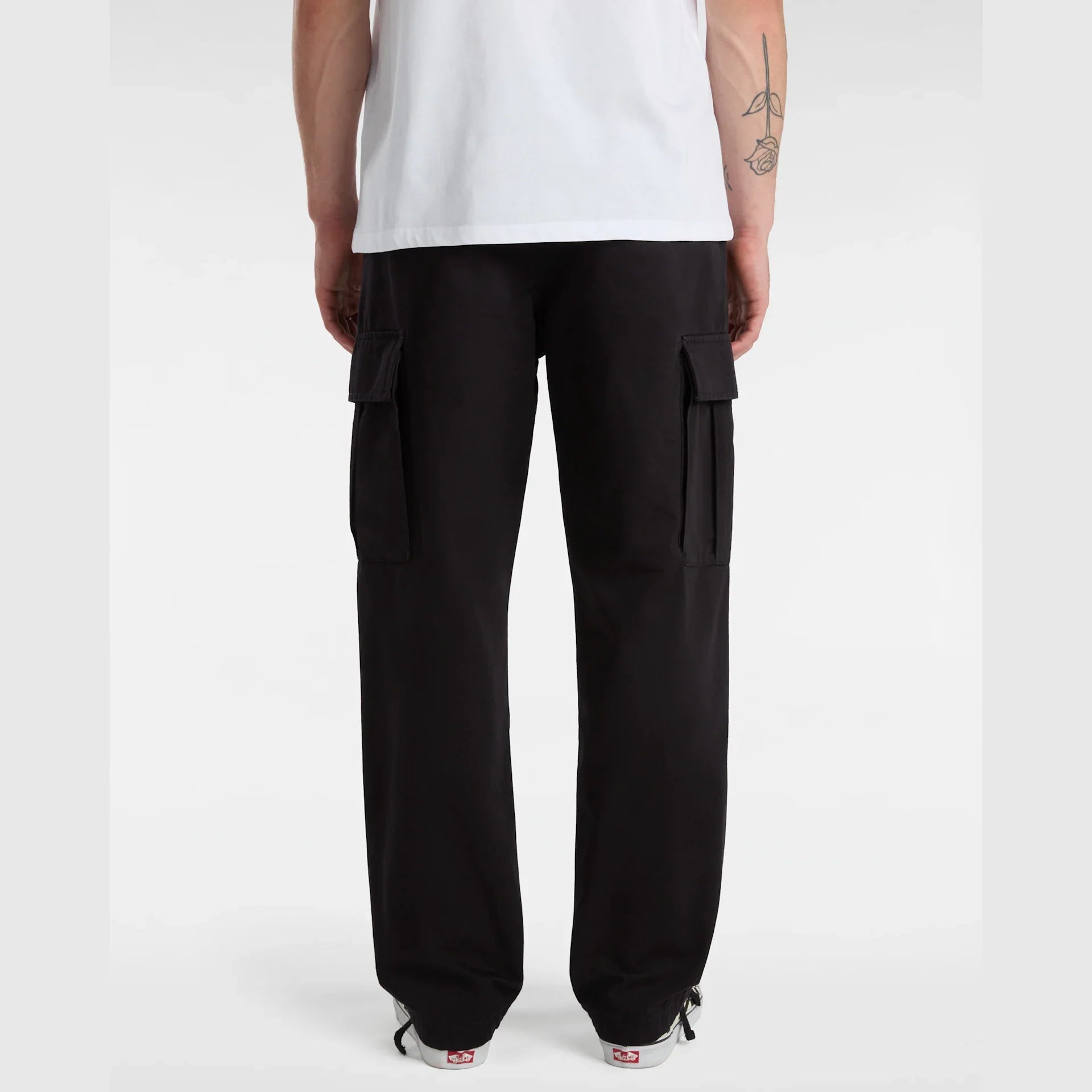 VANS SERVICE CARGO LOOSE TAPERED PANT Black kép 4