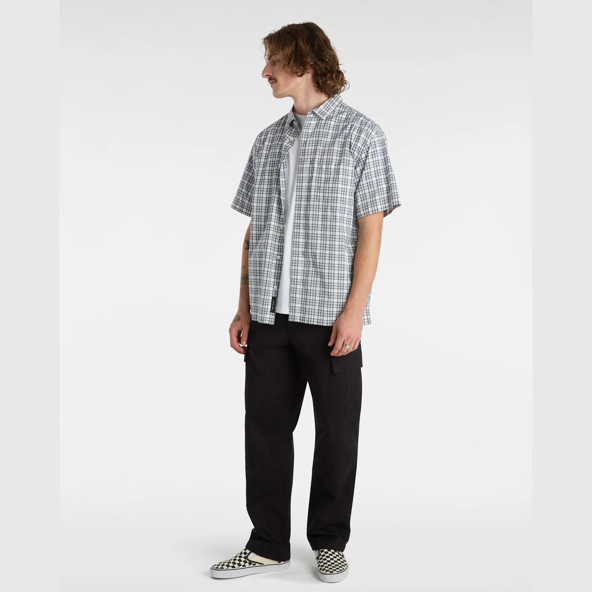VANS SERVICE CARGO LOOSE TAPERED PANT Black kép 6