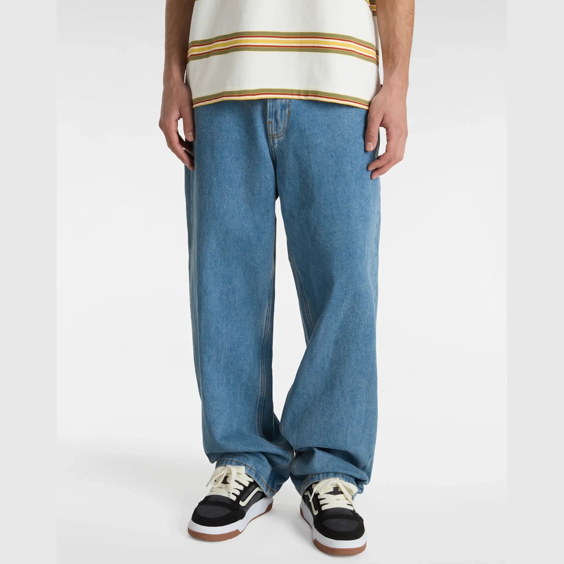 VANS CHECK-5 BAGGY DENIM PANT STONEWASH/BLUE kép 2