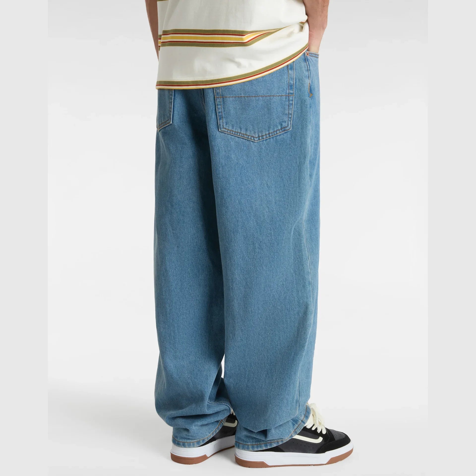 VANS CHECK-5 BAGGY DENIM PANT STONEWASH/BLUE kép 3