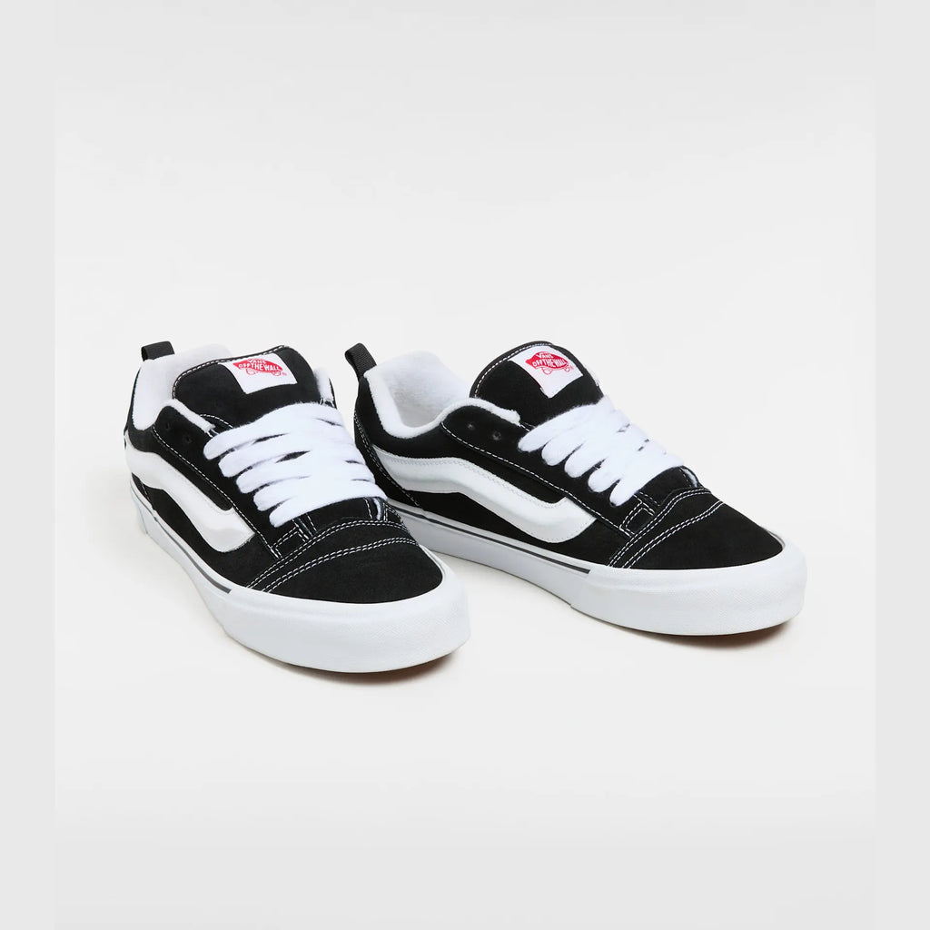 VANS Knu Skool BLACK/TRUE WHITE Cipő kép 3