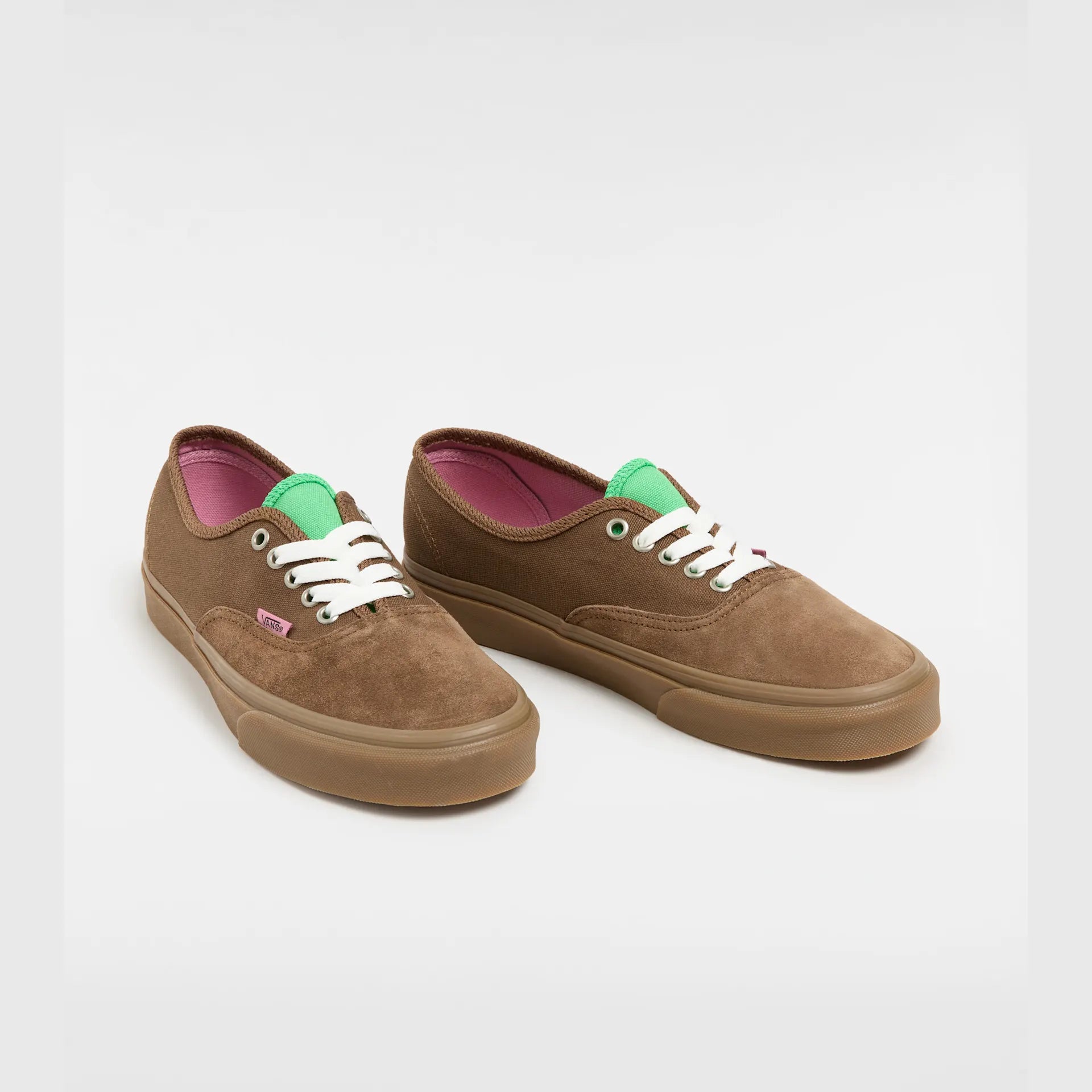 VANS Authentic TRI POP BROWN/GREEN Cipő kép 2