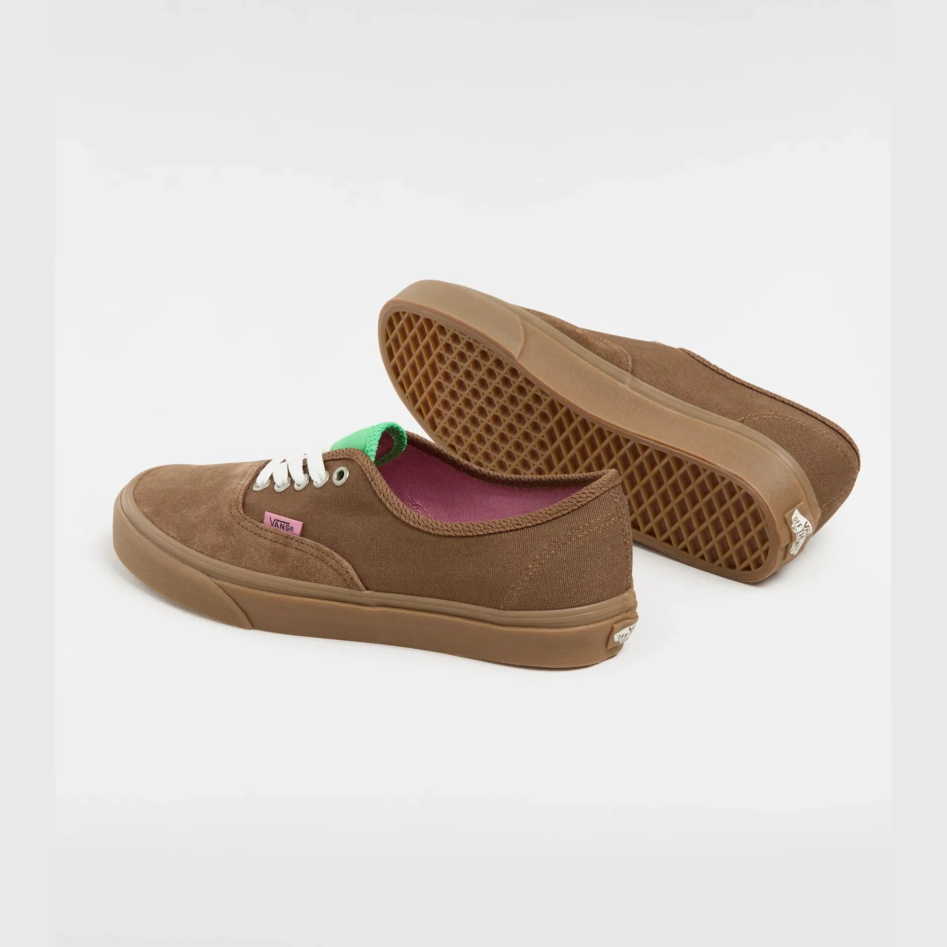 VANS Authentic TRI POP BROWN/GREEN Cipő kép 3