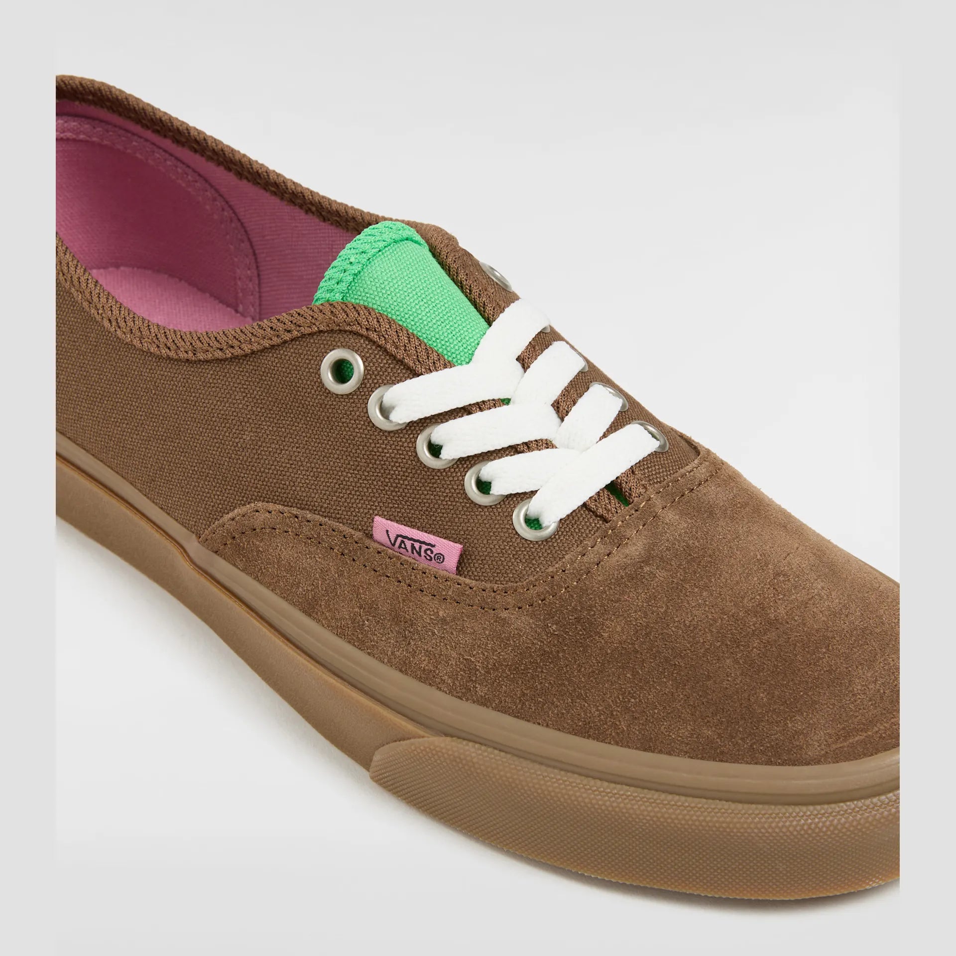 VANS Authentic TRI POP BROWN/GREEN Cipő kép 4