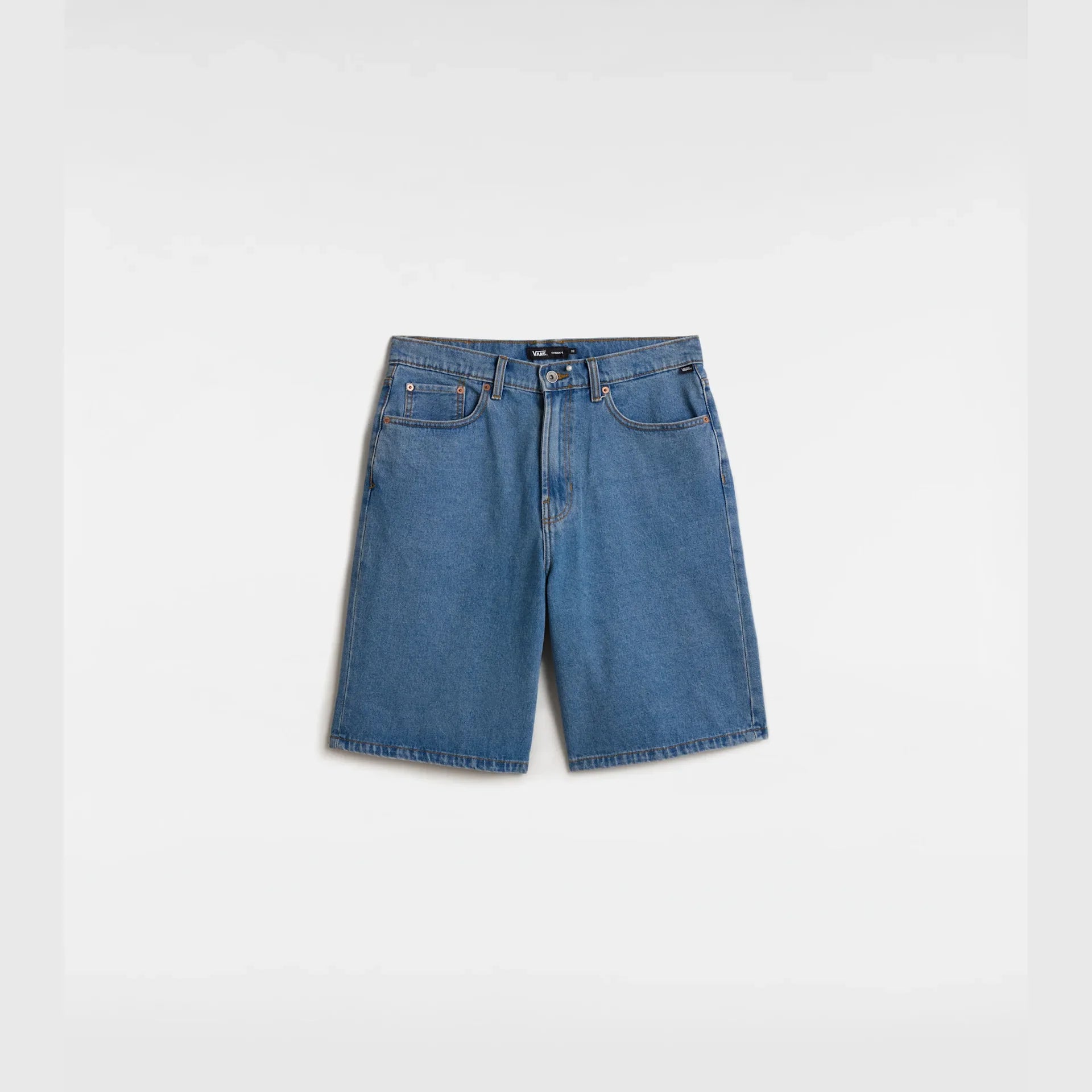 VANS CHECK-5 BAGGY DENIM SHORT STONEWASH/BLUE kép 1