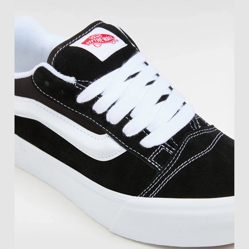 VANS Knu Stack Black/True White Cipő kép 5