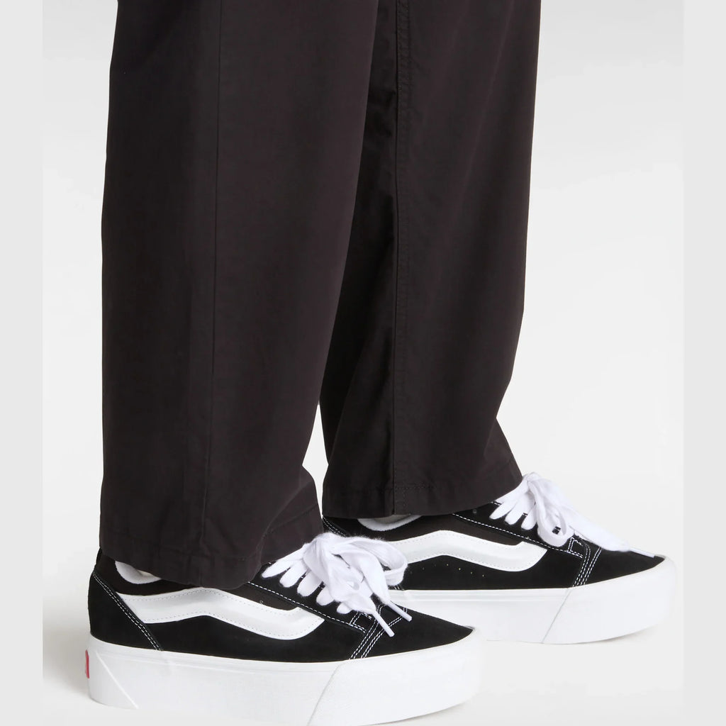 VANS Knu Stack Black/True White Cipő kép 6