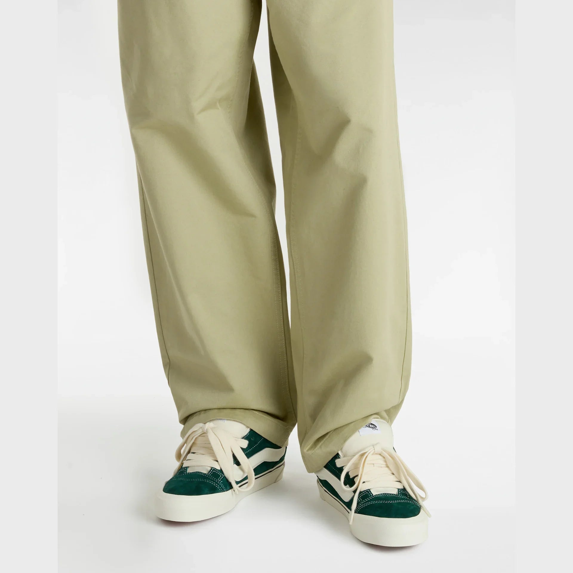 VANS Knu Skool PIG SUEDE GREEN Cipő kép 5