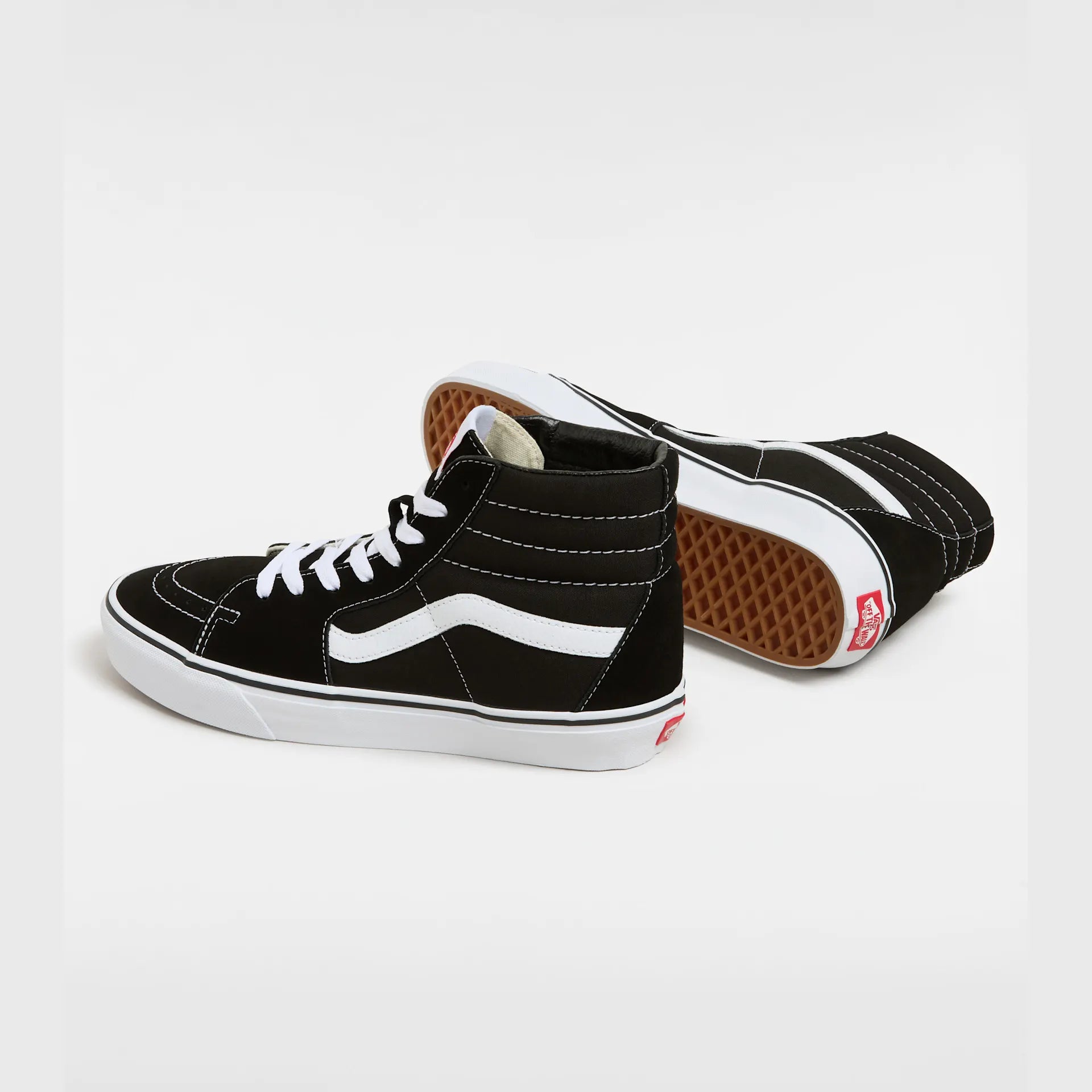 VANS UA SK8-Hi Black/Black/White Cipő kép 3