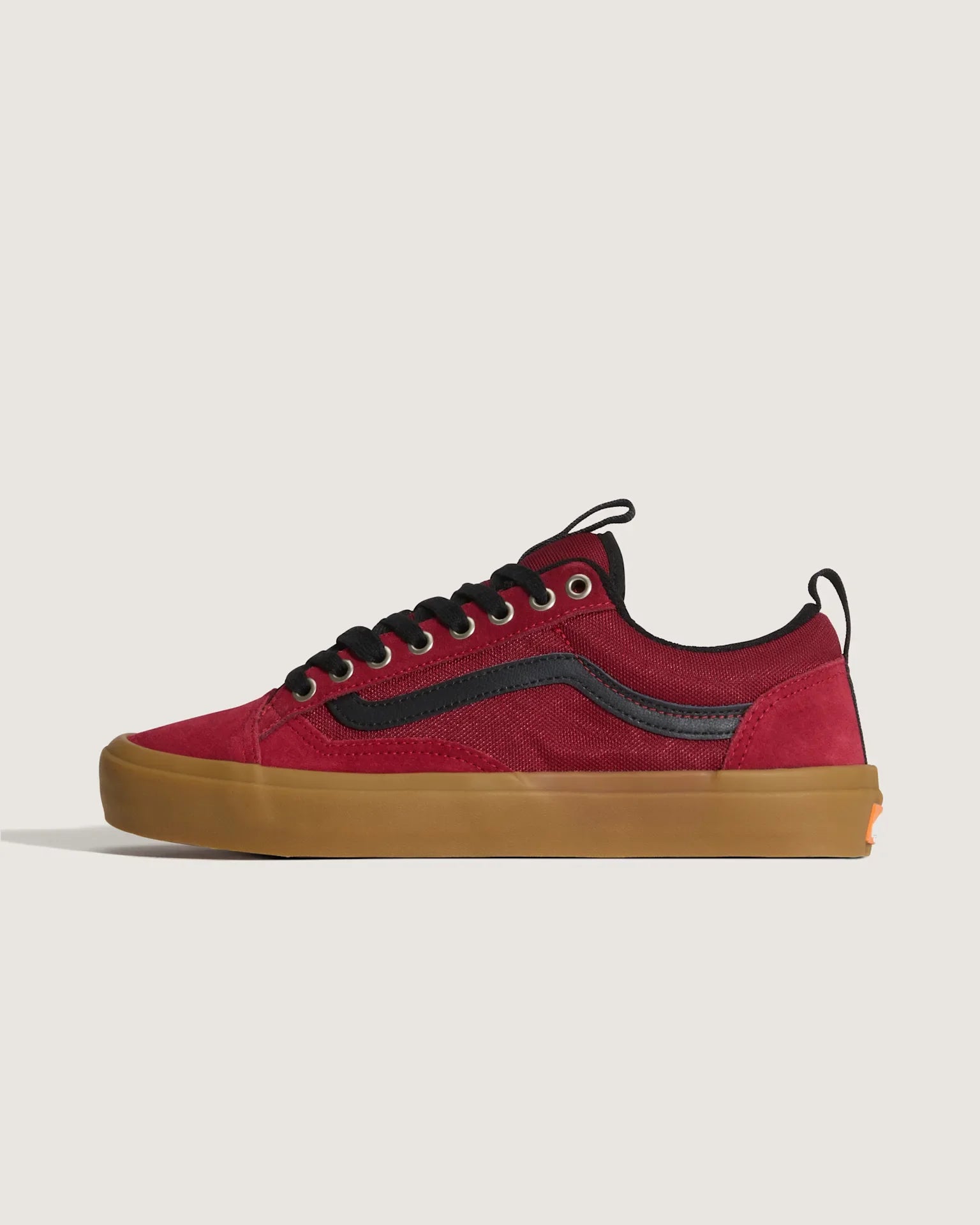 VANS Skate Old Skool 36 + GUM BURGUNDY Cipő kép 3