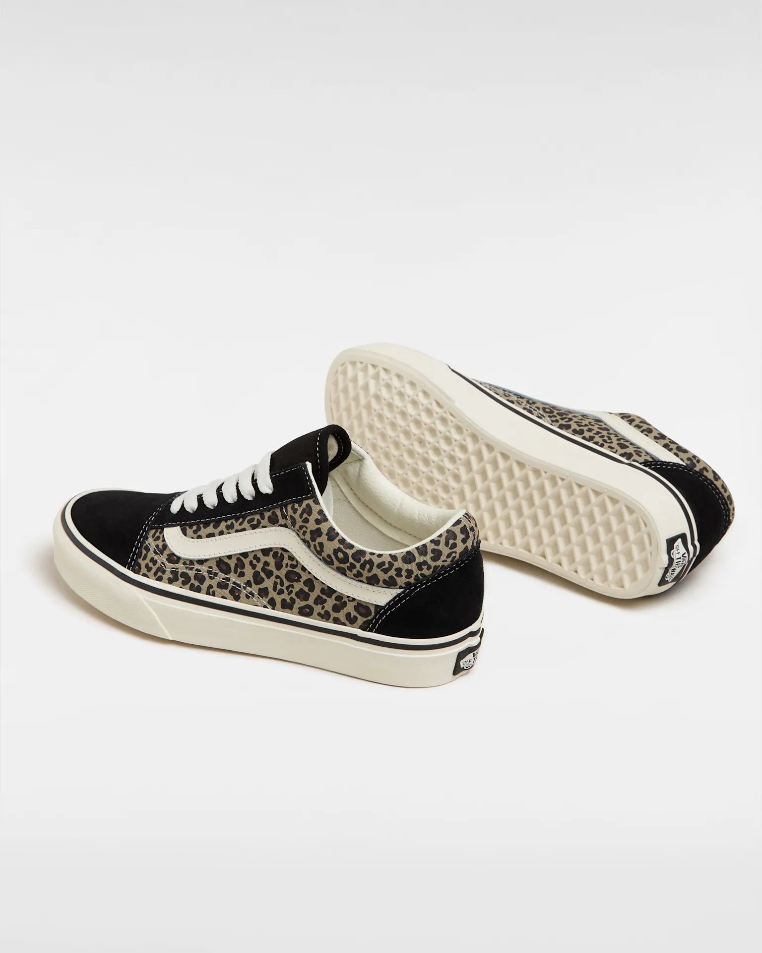 VANS Old Skool BLACK/LEOPARD Cipő kép 3