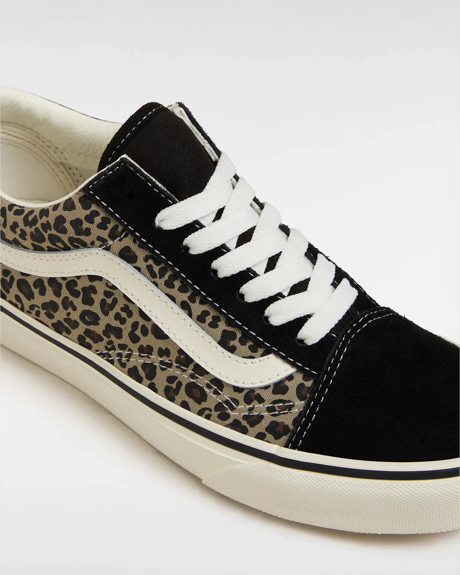 VANS Old Skool BLACK/LEOPARD Cipő kép 4