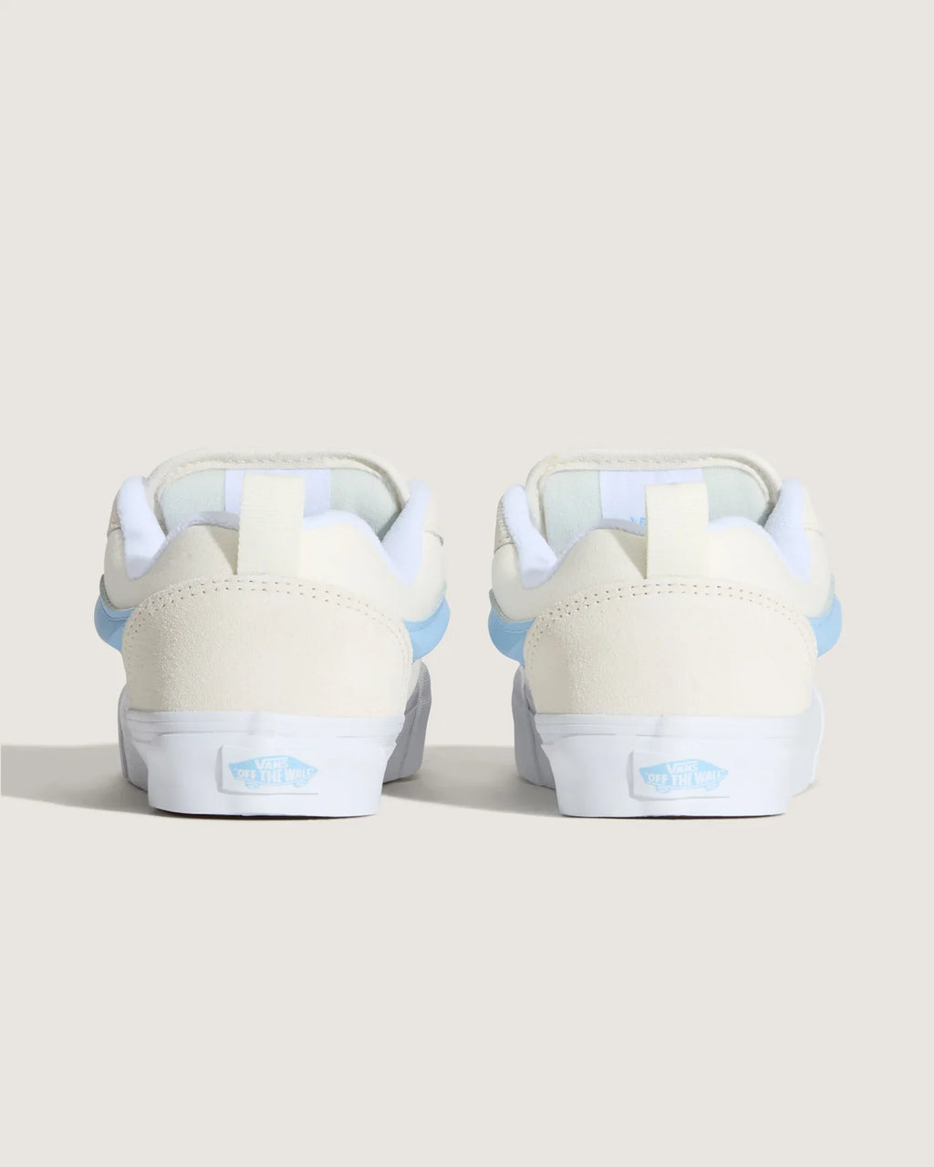 VANS Knu Skool OVERSIZED LACE White/Blue Cipő kép 4