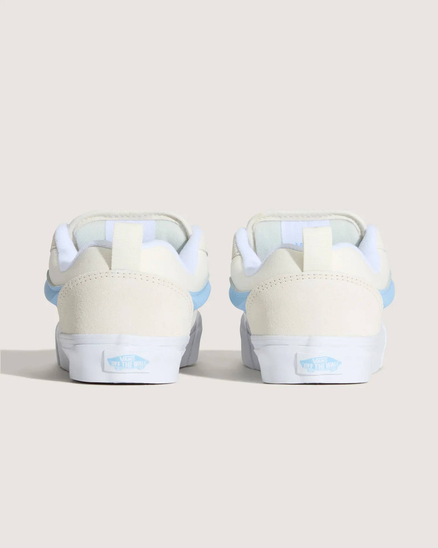 VANS Knu Skool OVERSIZED LACE White/Blue Cipő kép 4