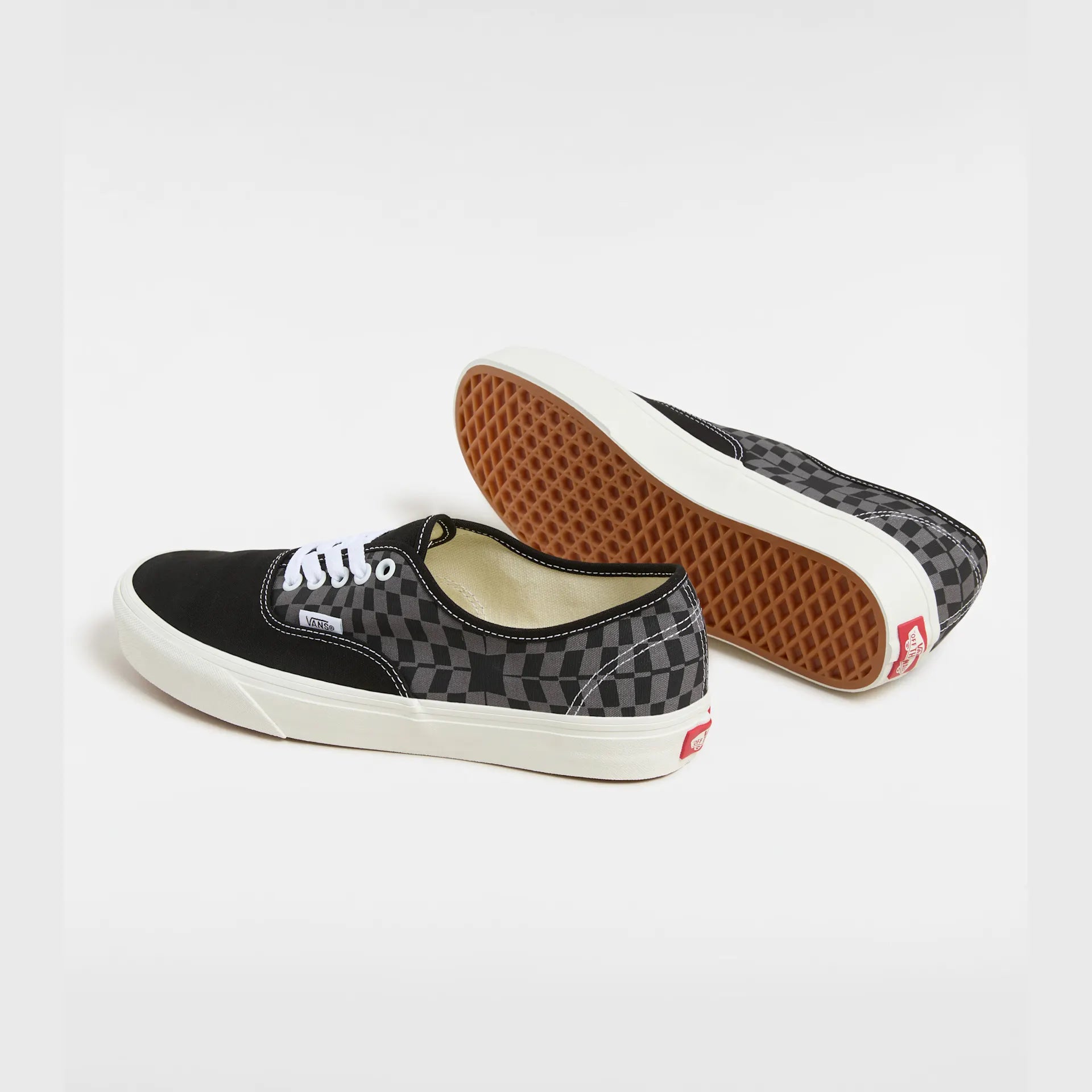 VANS Authentic WARP CHECK BLACK Cipő kép 3