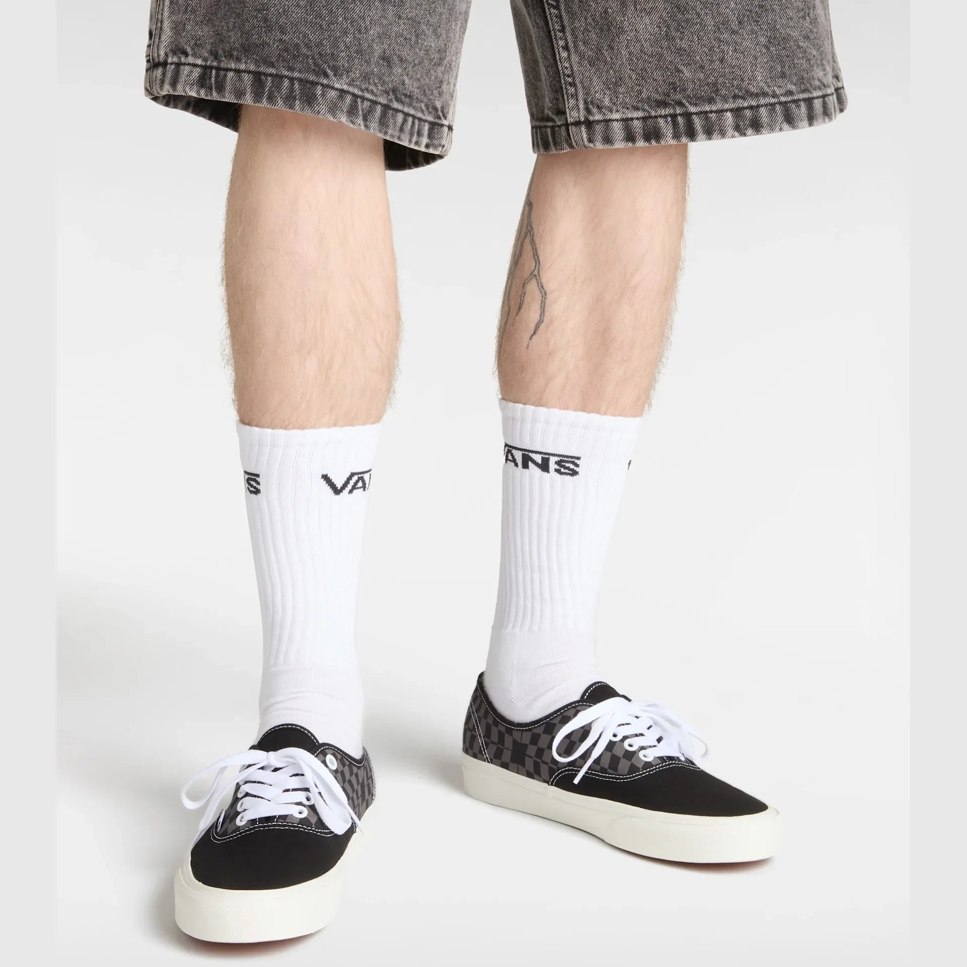 VANS Authentic WARP CHECK BLACK Cipő kép 5