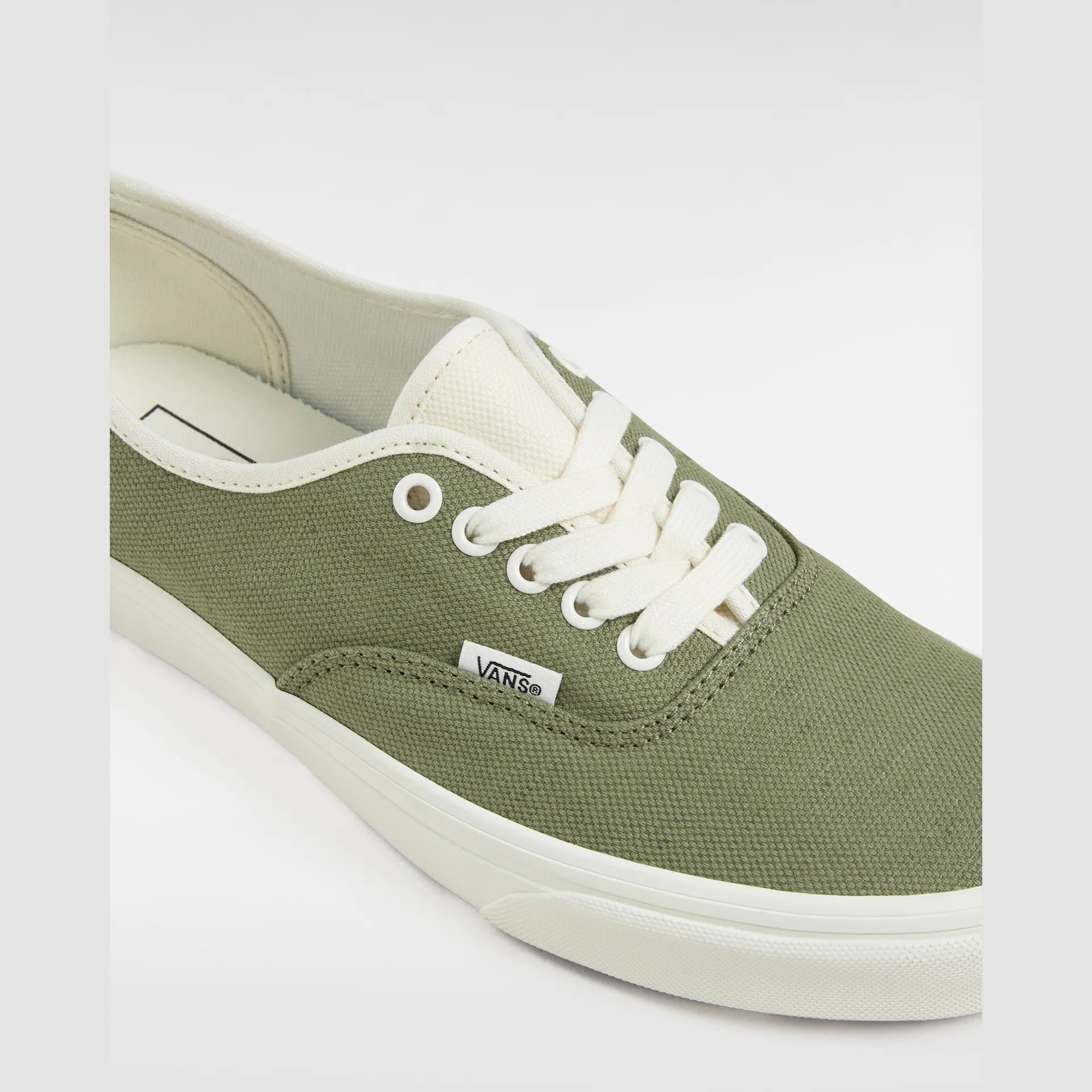 VANS Authentic LINEN LODEN GREEN Cipő kép 4