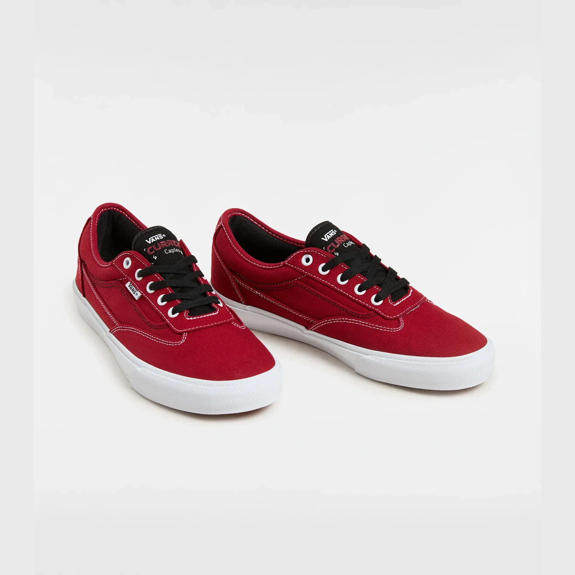 VANS Skate Curren Caples RED/WHITE Cipő kép 2
