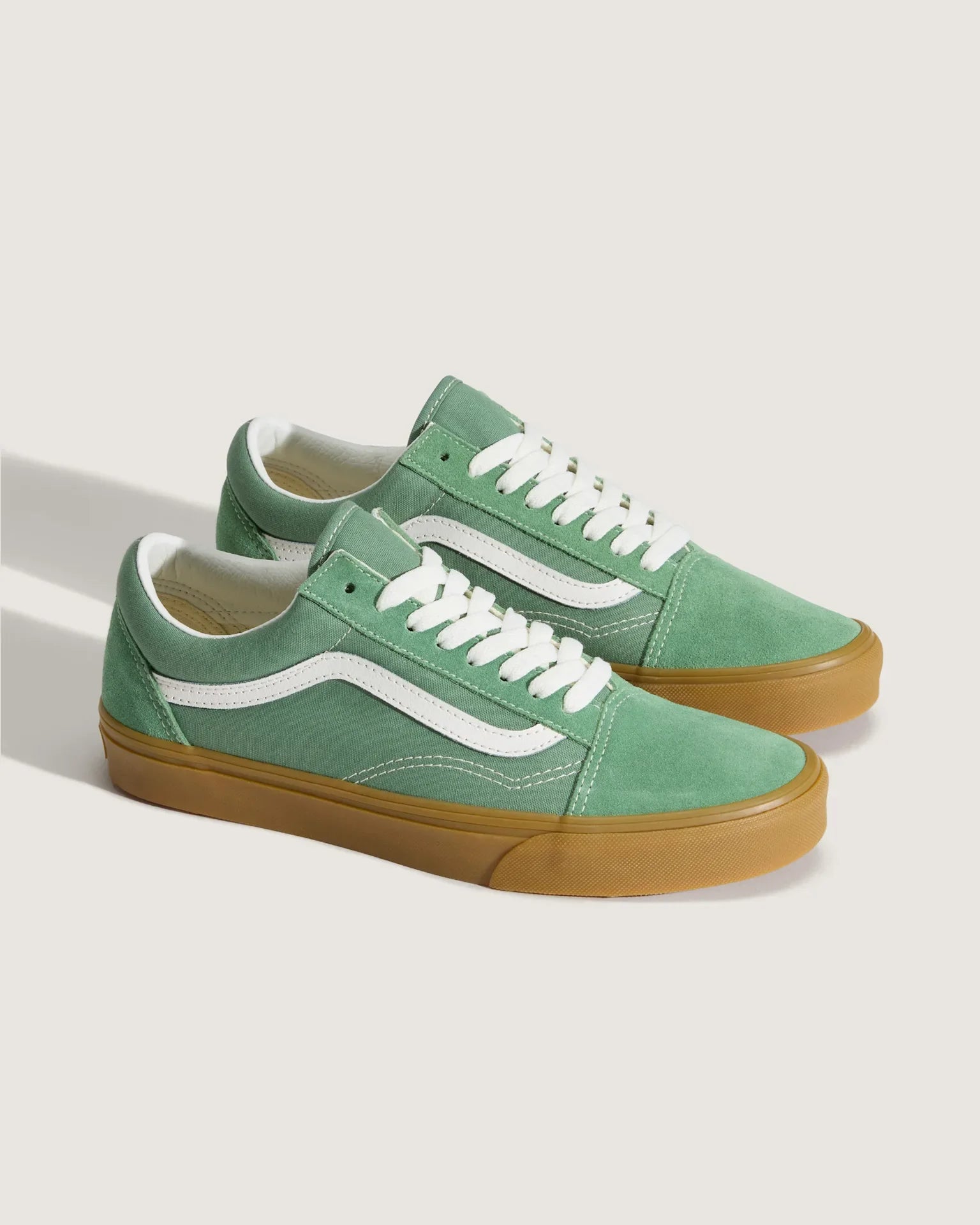VANS Old Skool GREEN/GUM Cipő kép 2