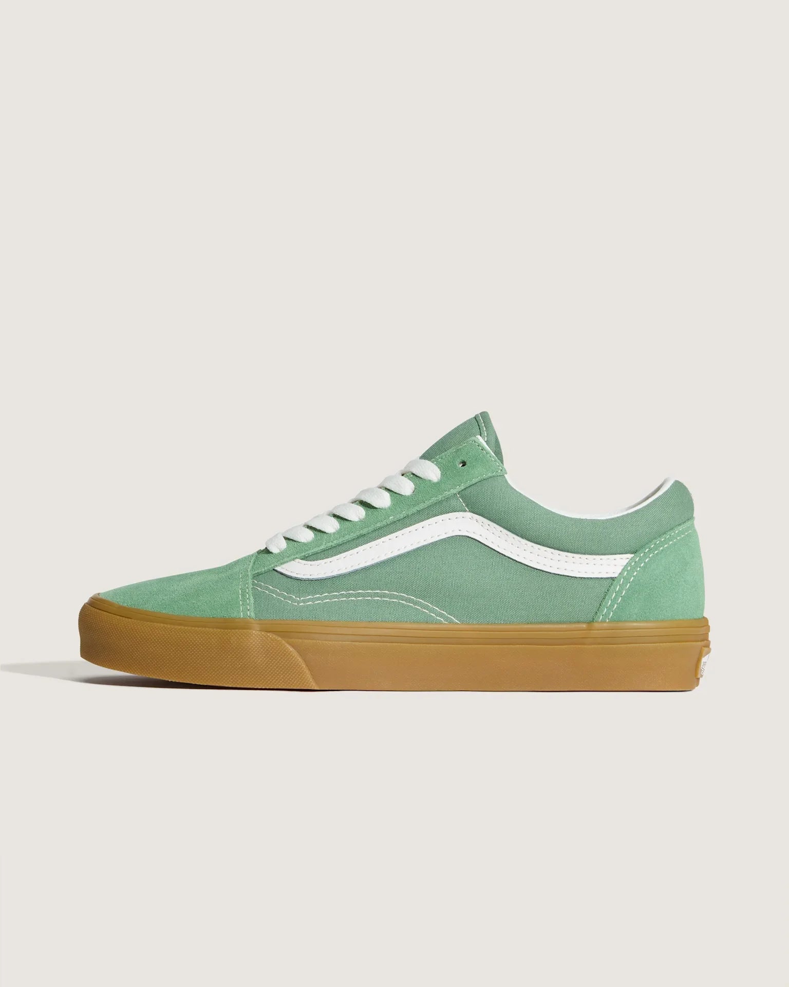 VANS Old Skool GREEN/GUM Cipő kép 1