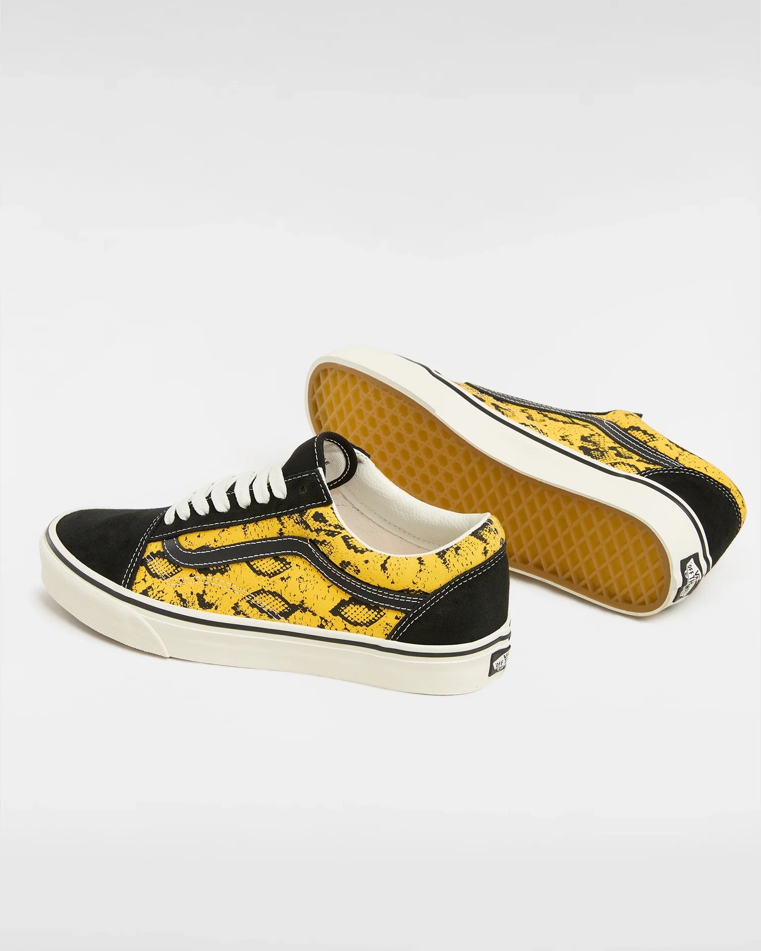 VANS Old Skool BLACK/YELLOW Cipő kép 3