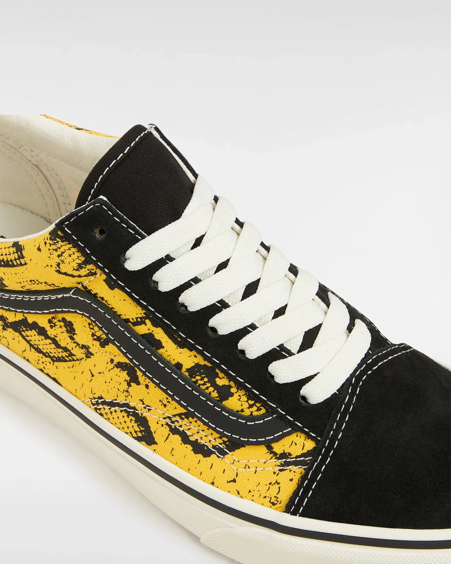 VANS Old Skool BLACK/YELLOW Cipő kép 4