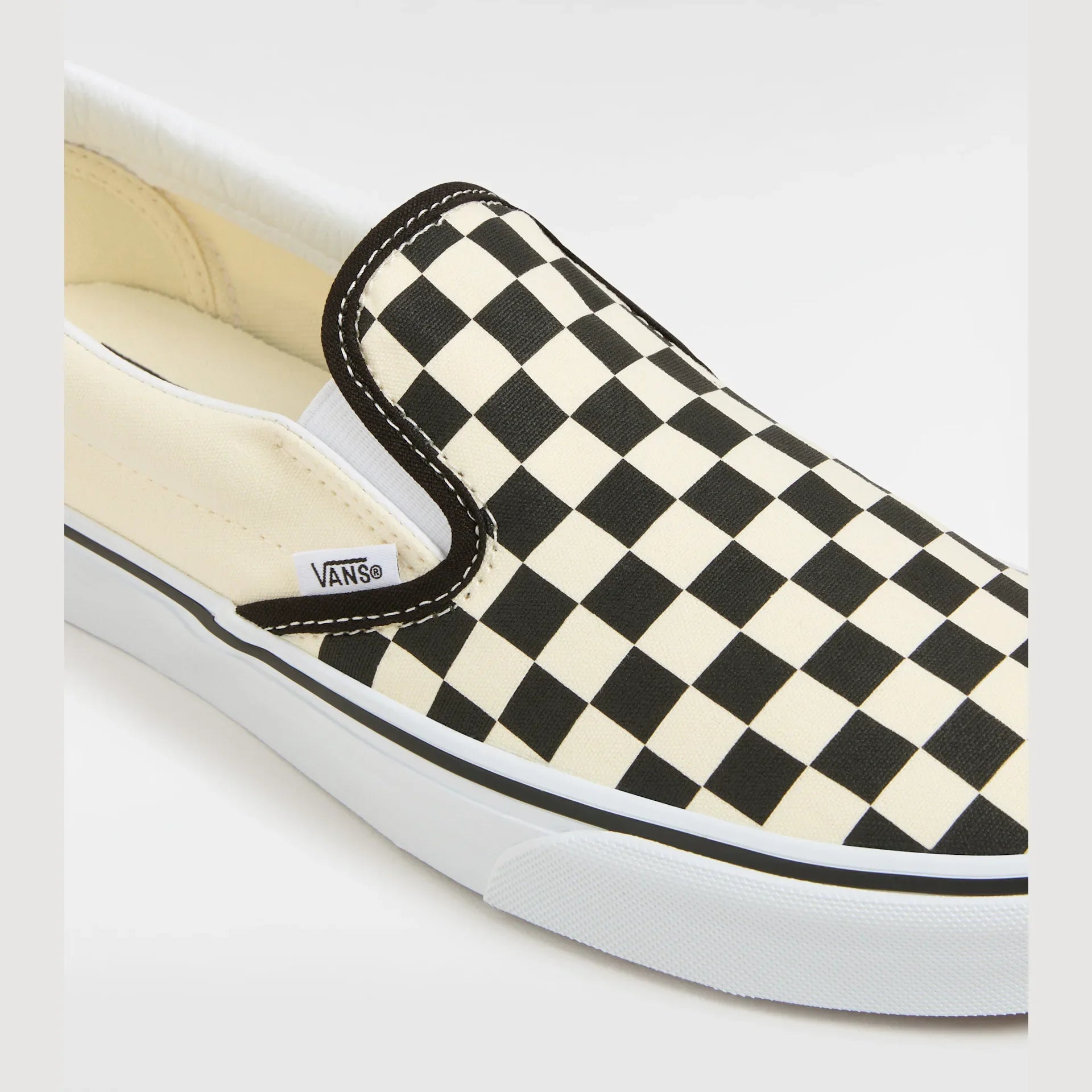 VANS UA Classic Slip-On Blk&WhtChckerboard/Wht Cipő kép 5