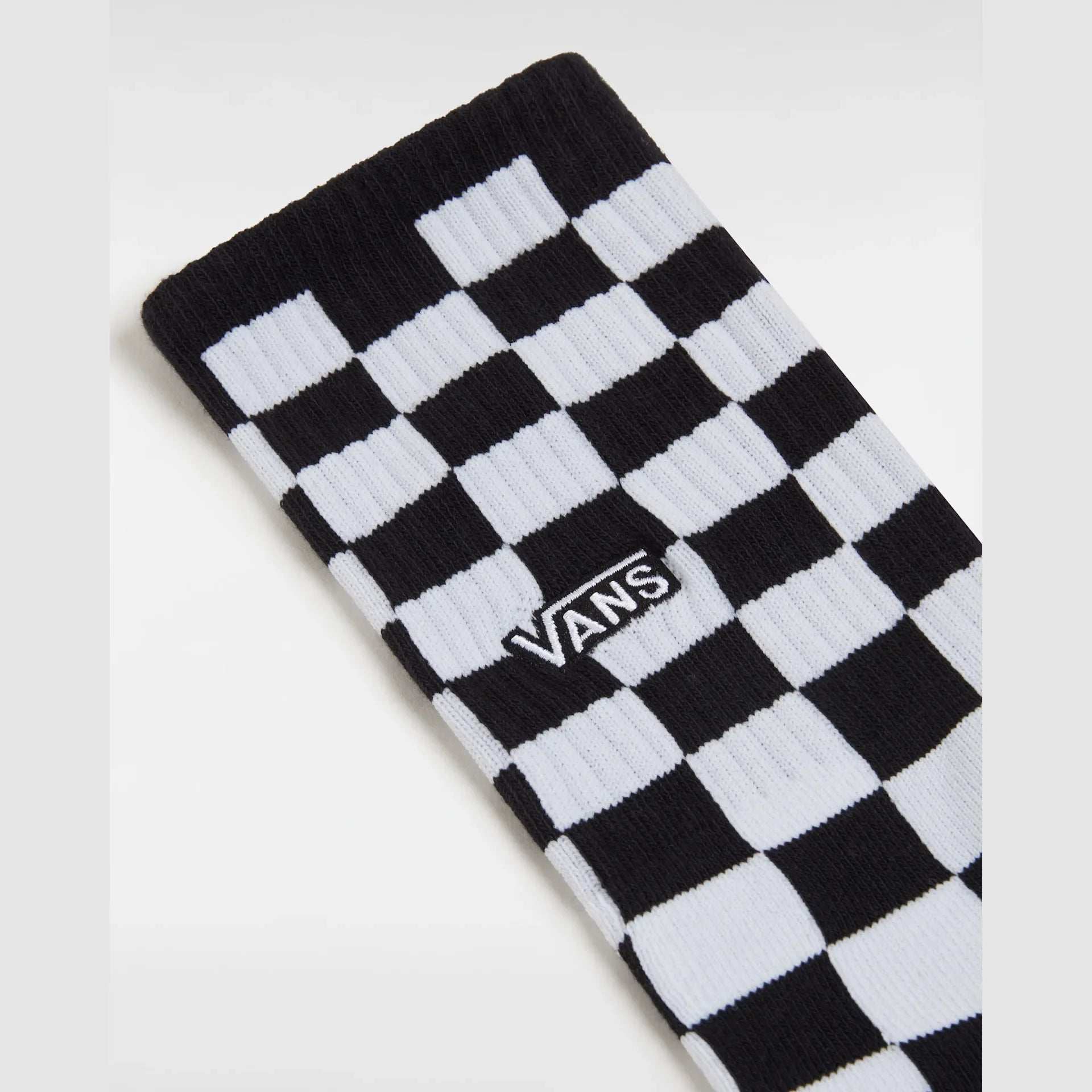 VANS Checkerboard Crew ROX Black/White Zokni kép 2