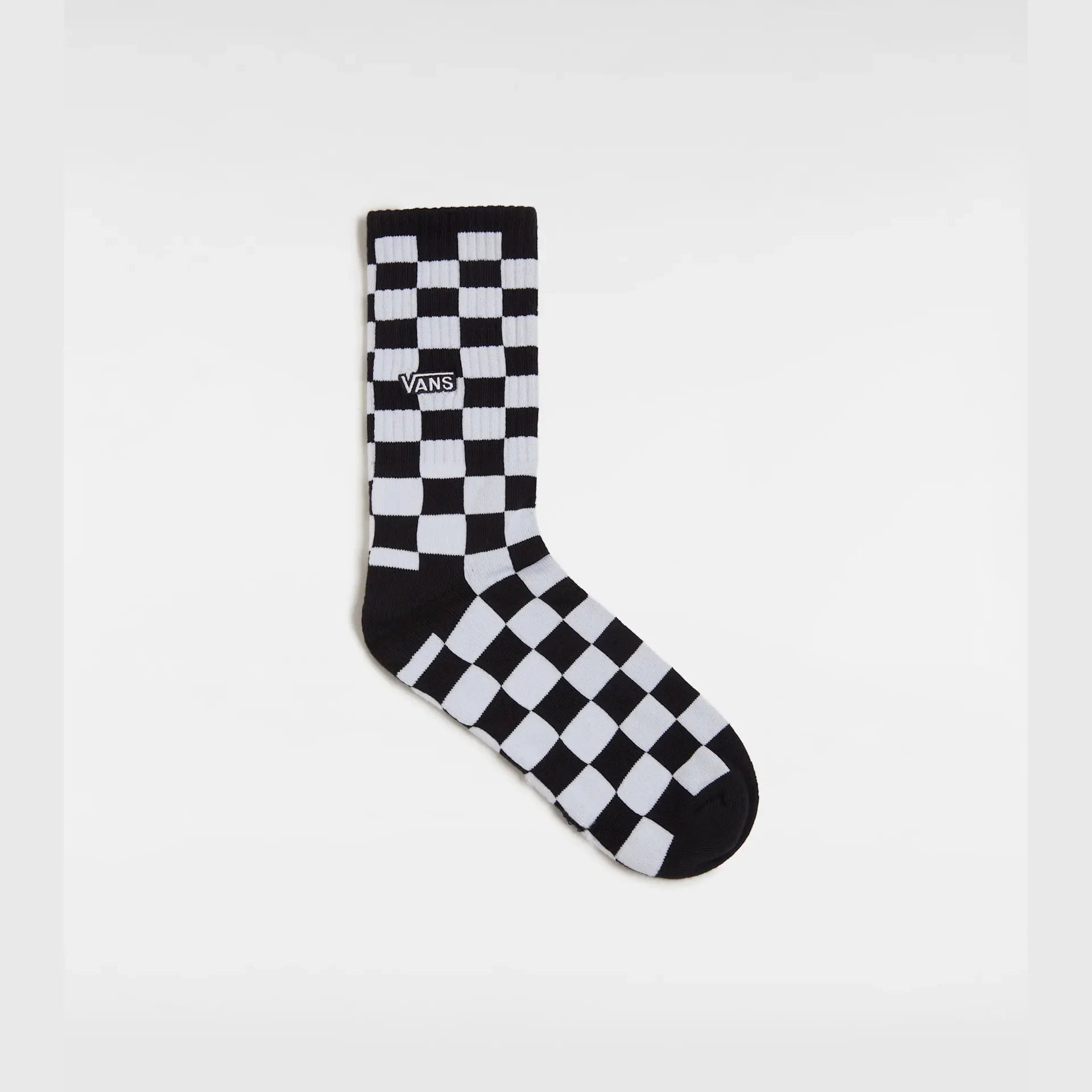 VANS Checkerboard Crew ROX Black/White Zokni kép 1