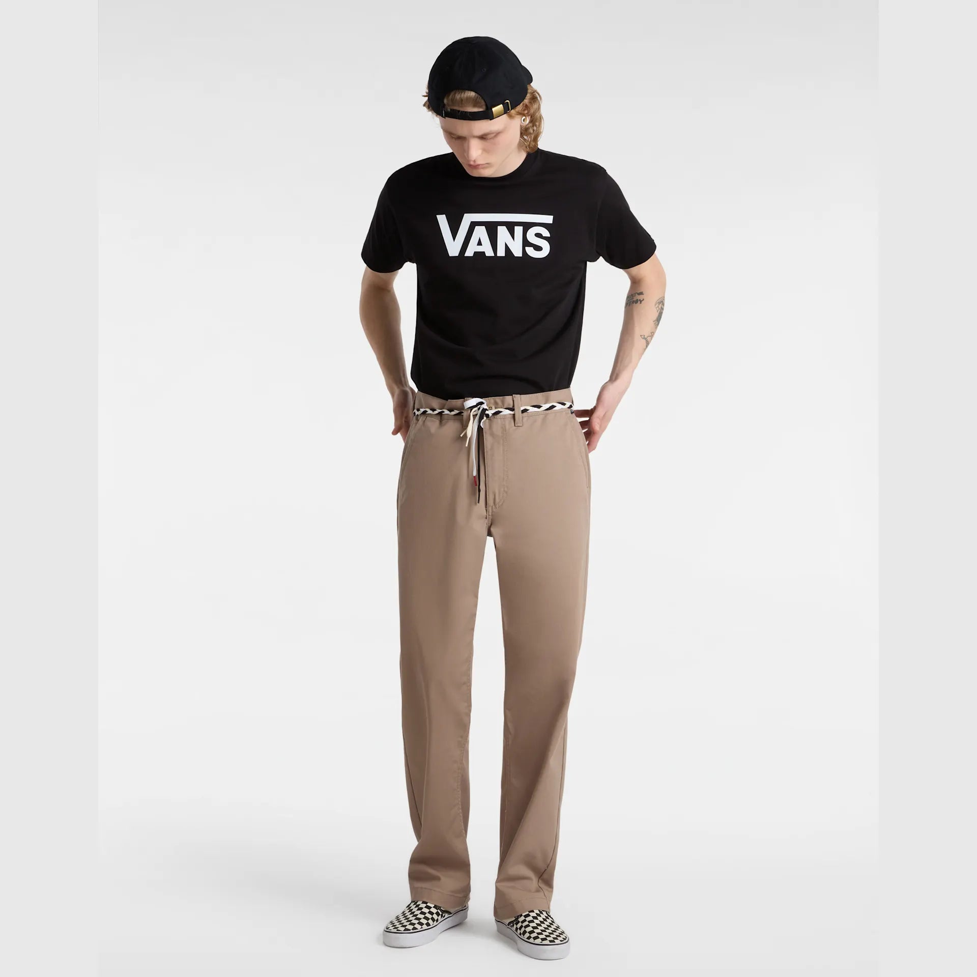 VANS VANS CLASSIC Black/White Póló kép 3