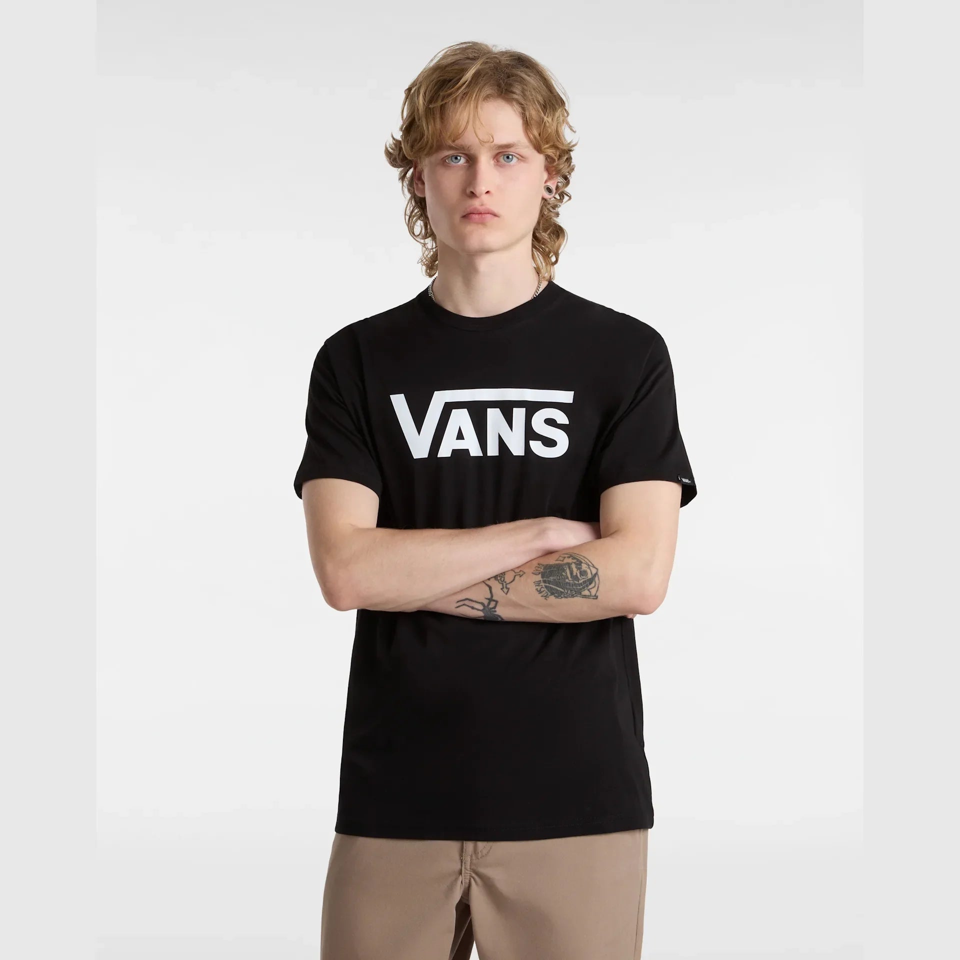 VANS VANS CLASSIC Black/White Póló kép 5