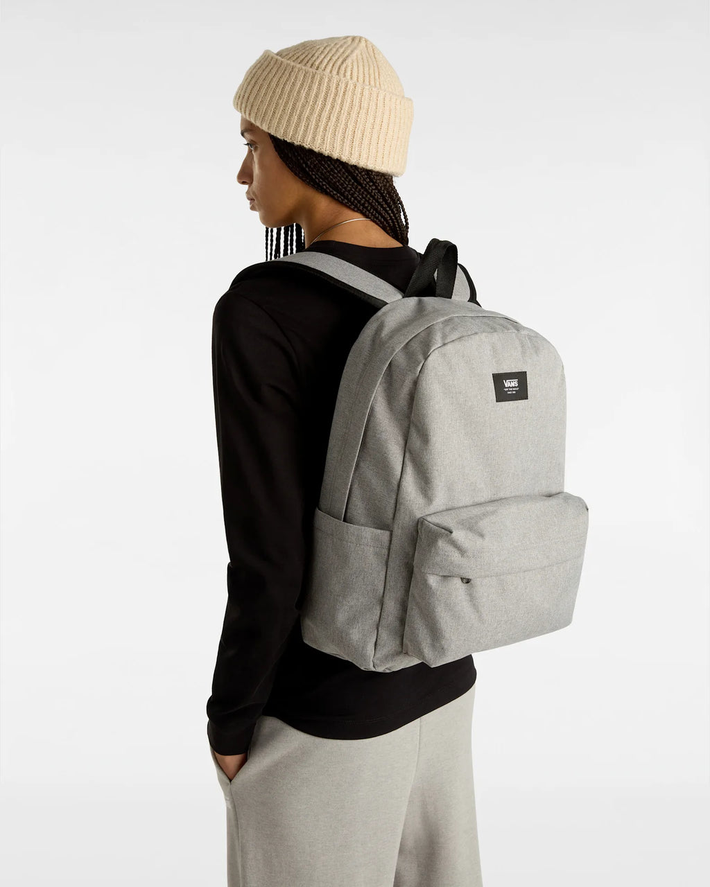 VANS Old Skool Backpack HEATHER SUITING Hátizsák VN000H4WKH71 - 6
