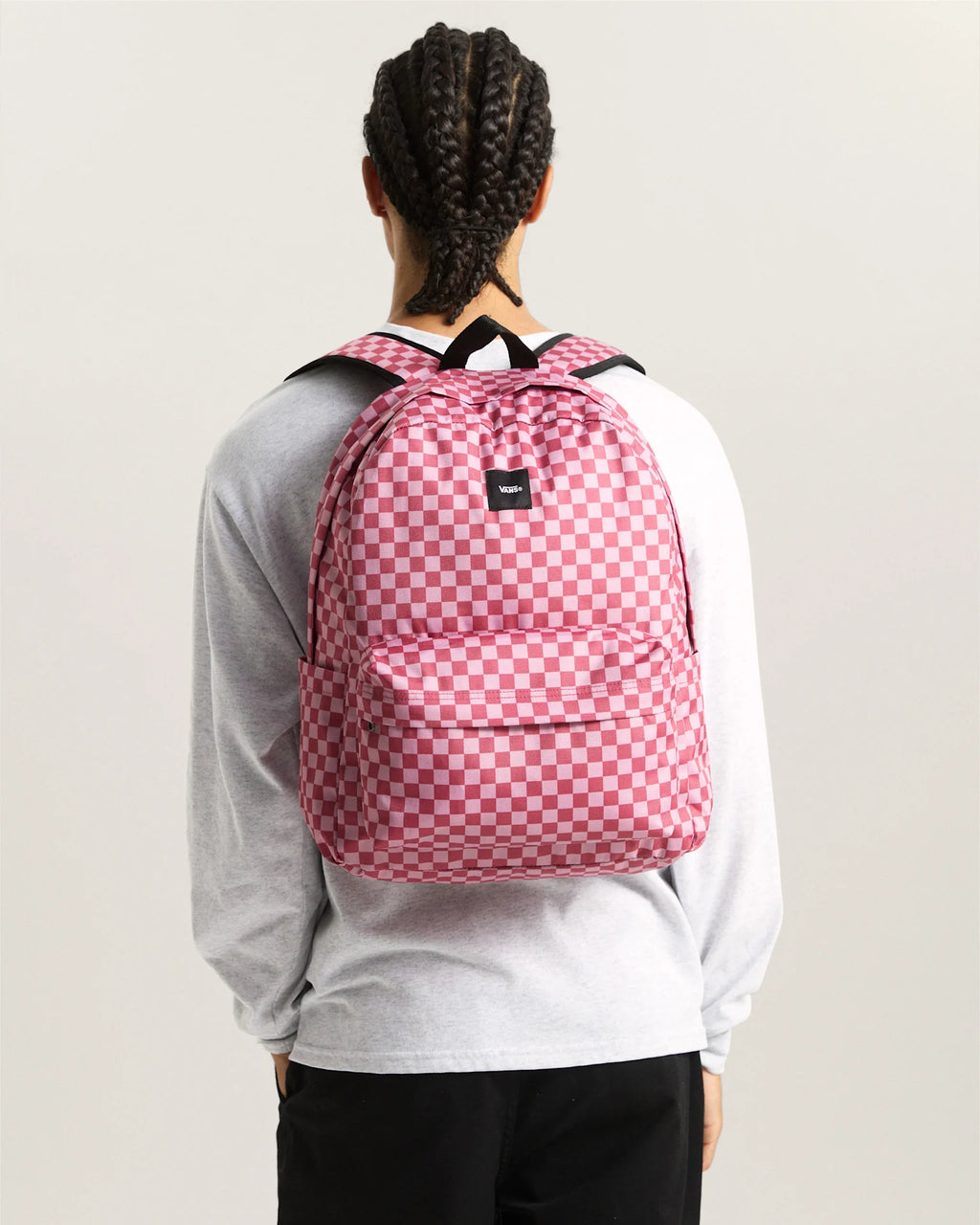VANS Old Skool Check Backpack MAUVEWOOD Hátizsák VN000H4XZRY1 - 7