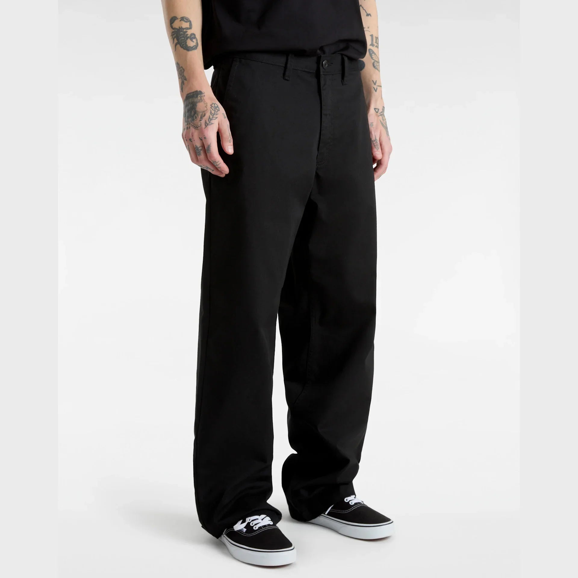 VANS Authentic Chino Loose Pant Black Nadrág kép 1