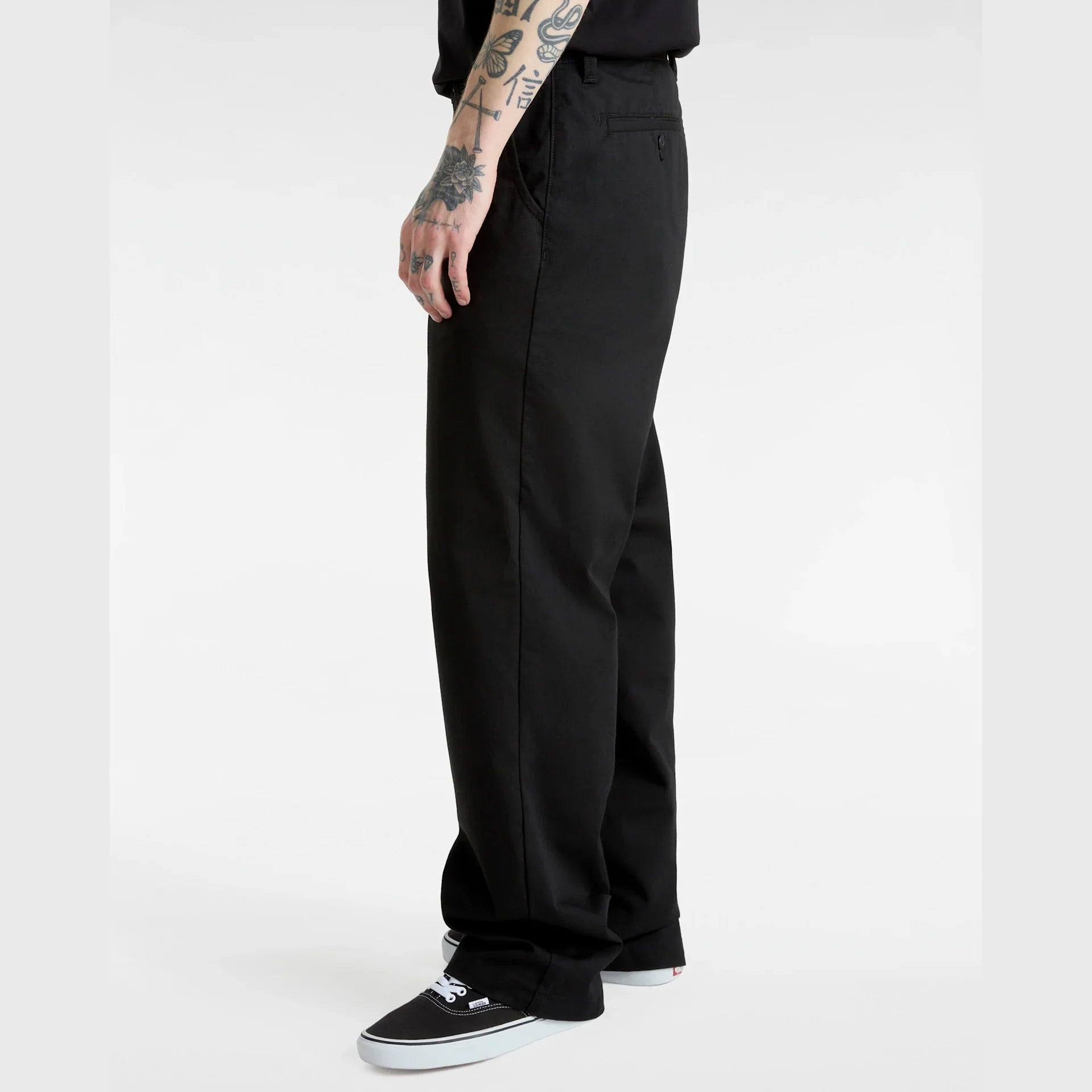 VANS Authentic Chino Loose Pant Black Nadrág kép 5