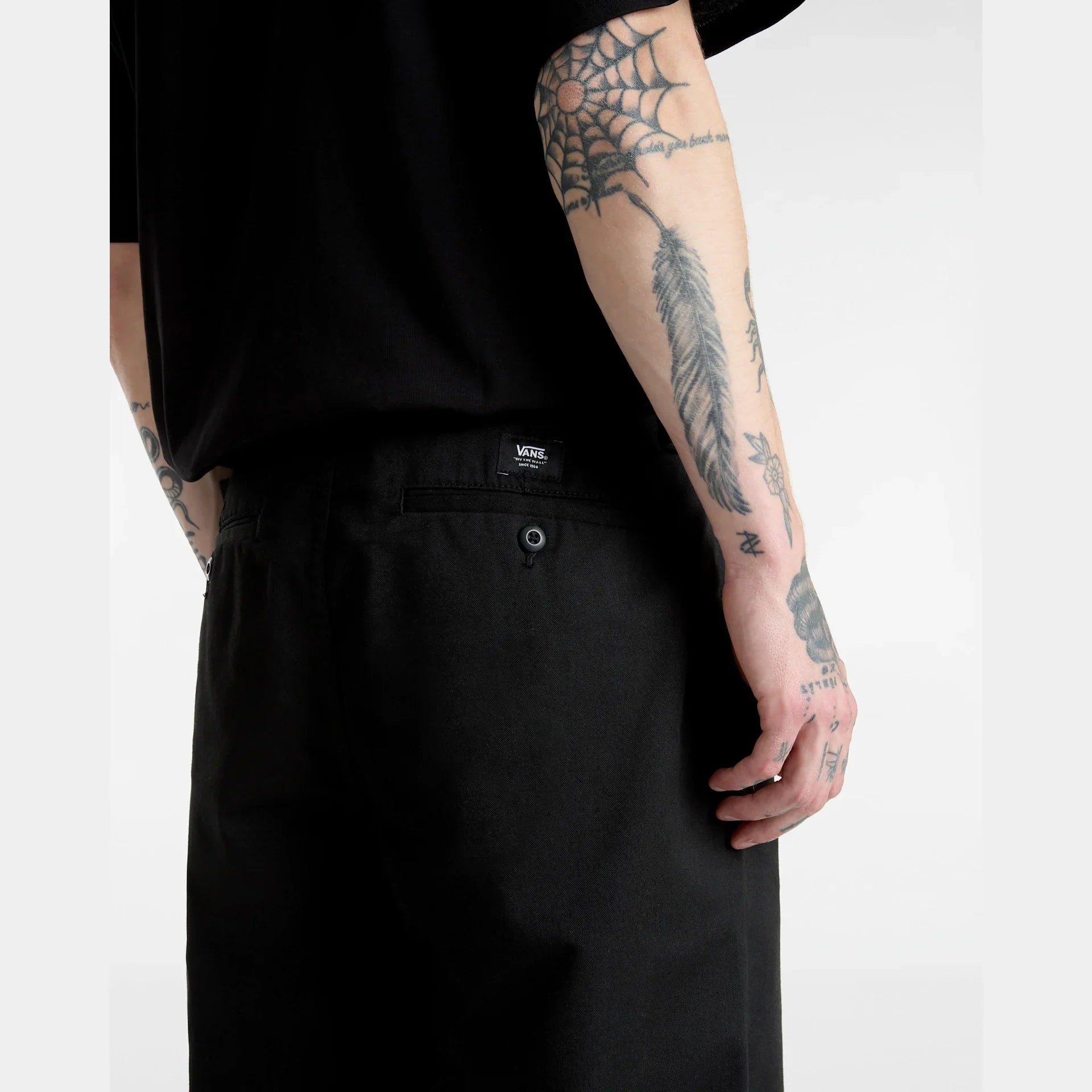 VANS Authentic Chino Loose Pant Black Nadrág kép 2