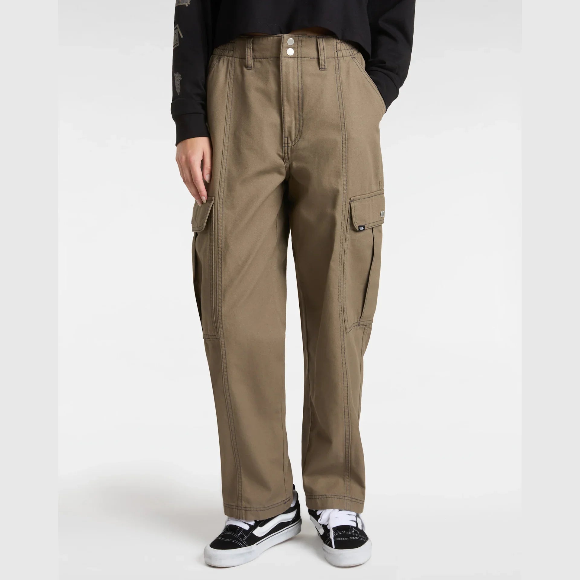 VANS 6oz Canvas Sidewalk Pant Bungee Cord kép 3