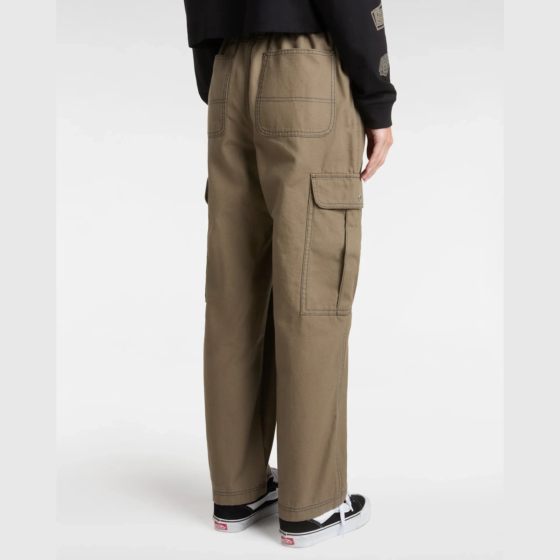 VANS 6oz Canvas Sidewalk Pant Bungee Cord kép 4