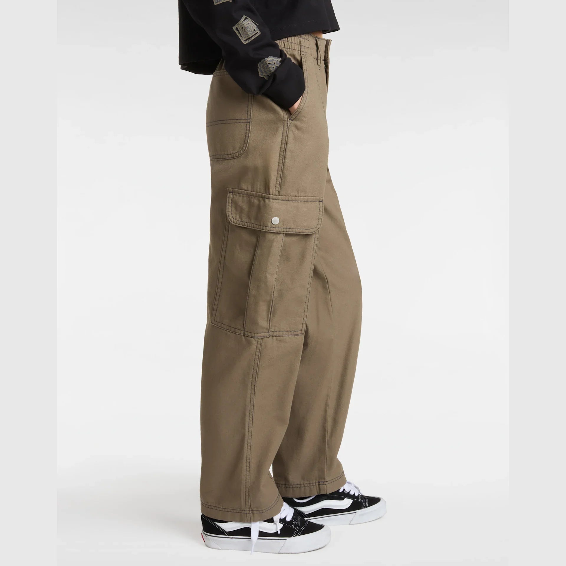 VANS 6oz Canvas Sidewalk Pant Bungee Cord kép 5