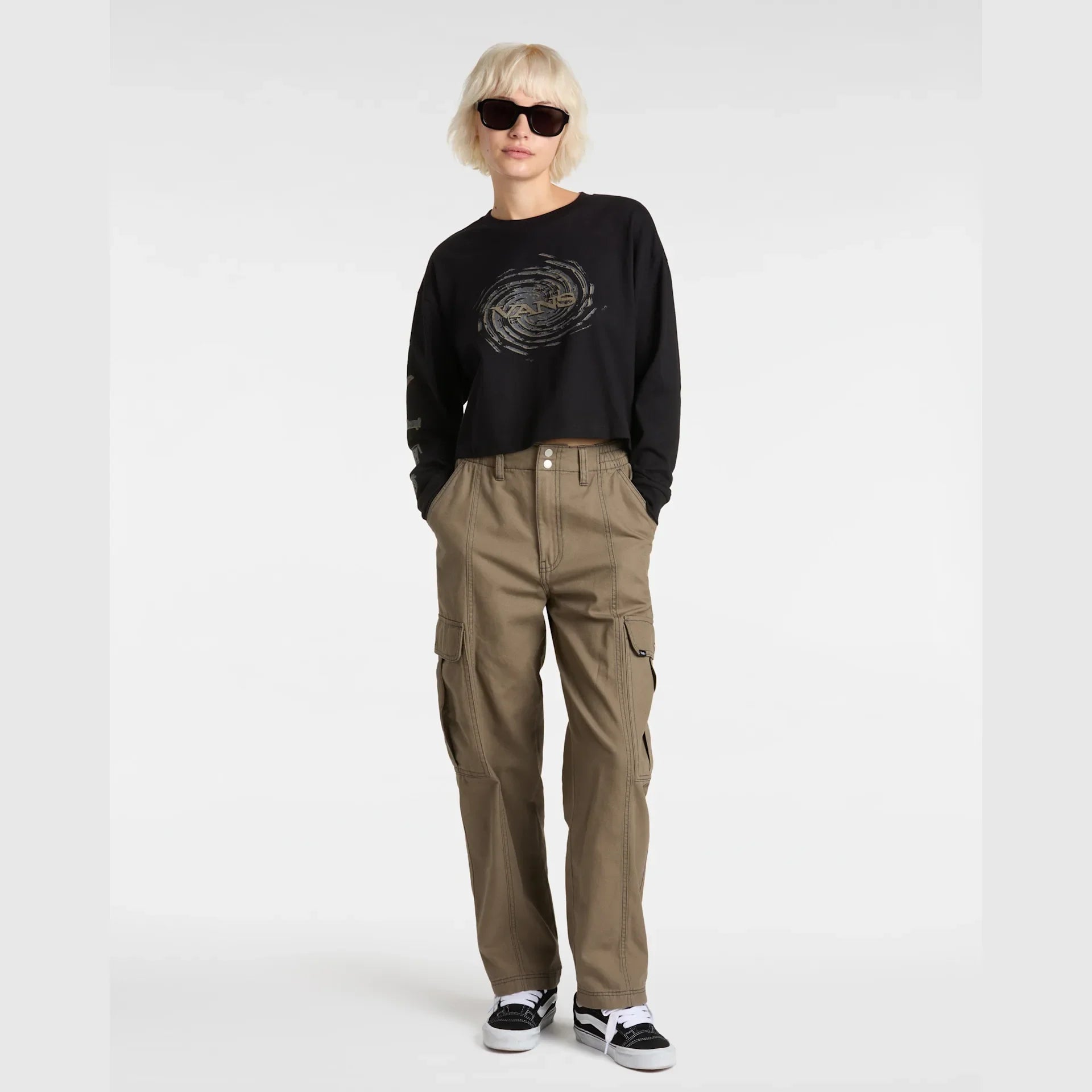 VANS 6oz Canvas Sidewalk Pant Bungee Cord kép 6
