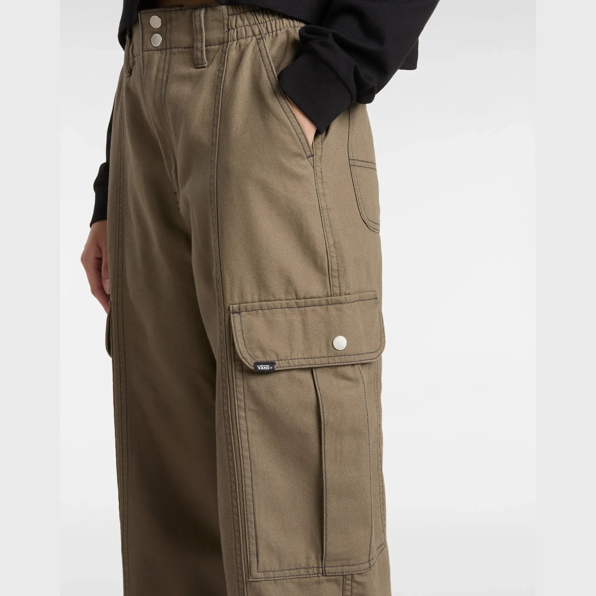 VANS 6oz Canvas Sidewalk Pant Bungee Cord kép 8