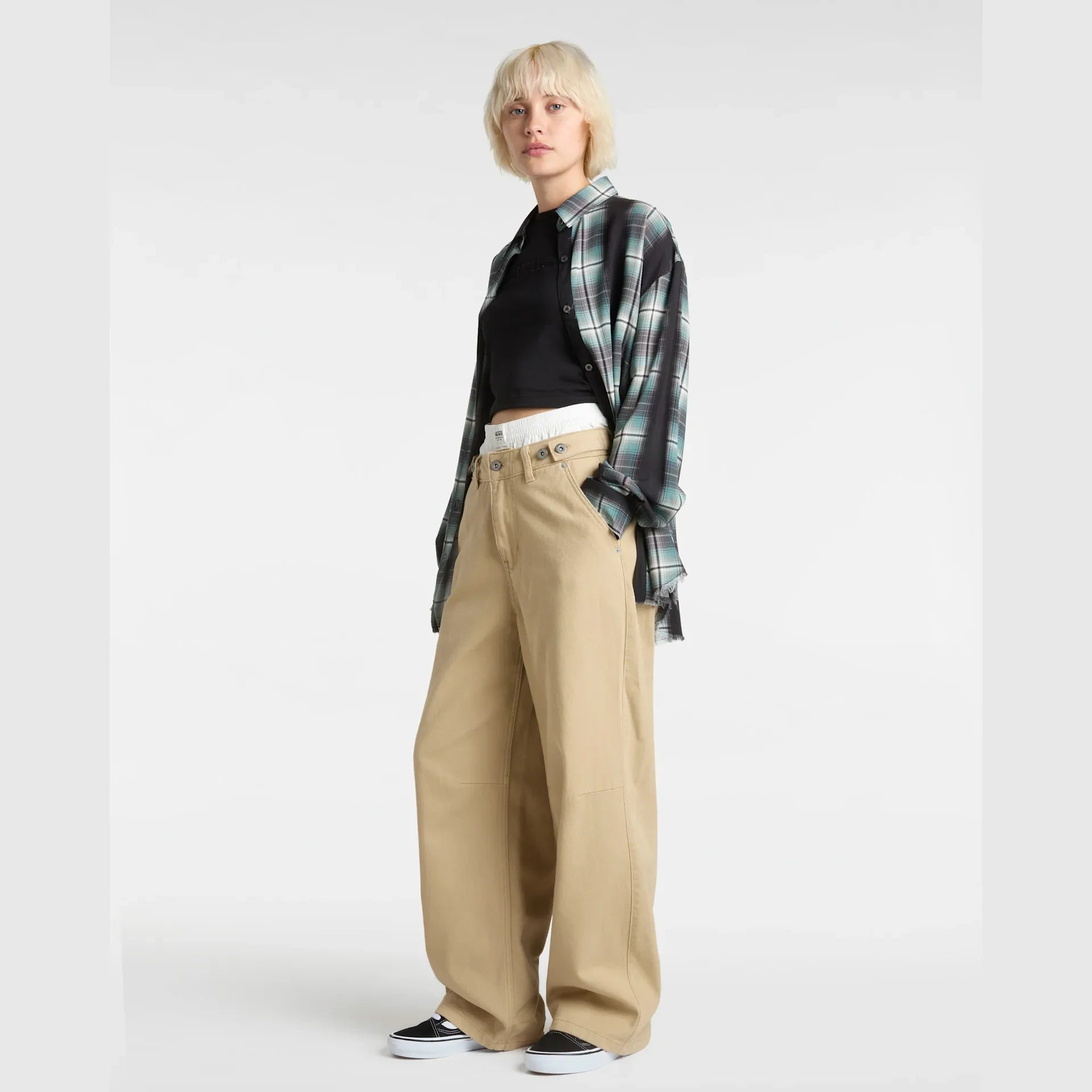 VANS Alicia Boxer Shorts White kép 8