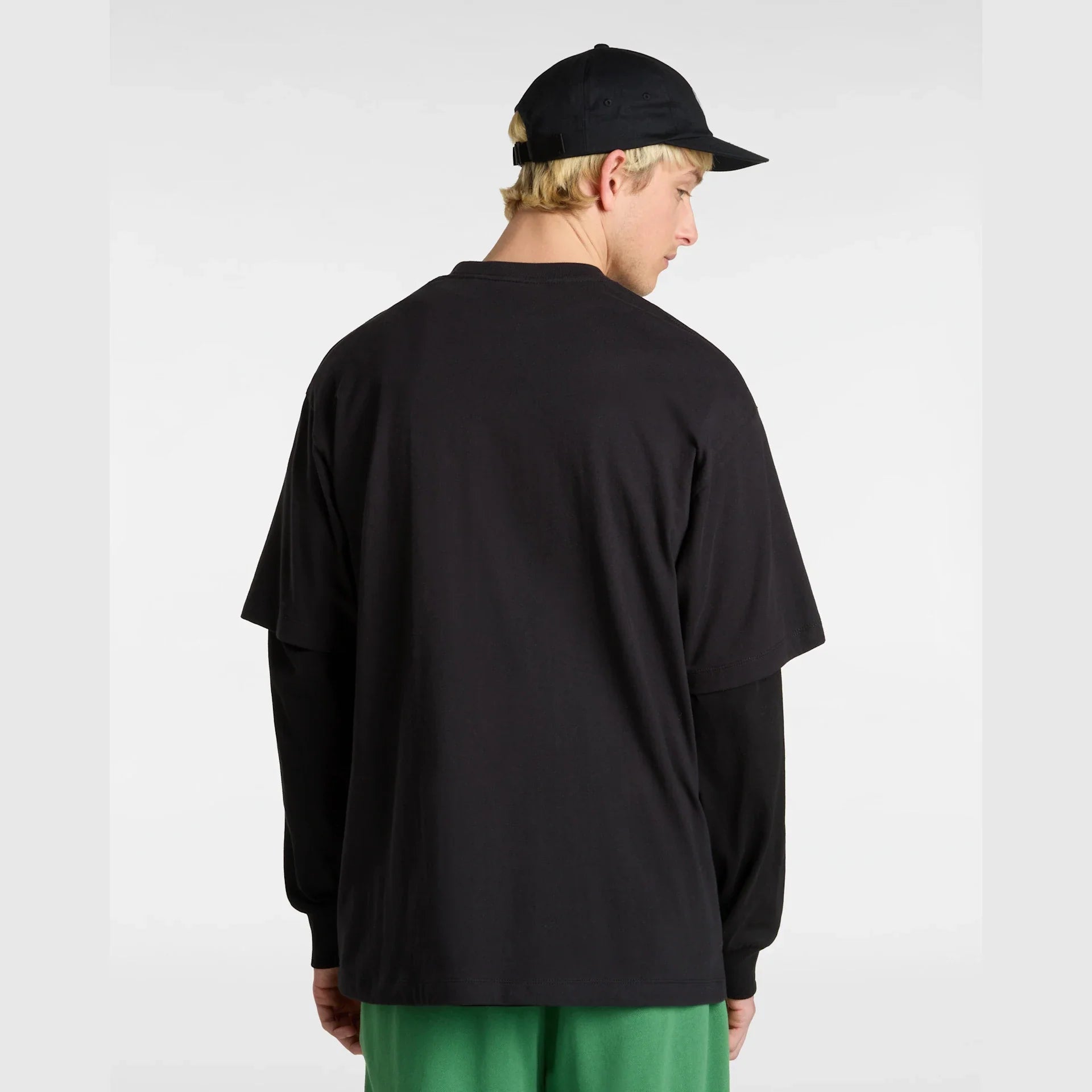 VANS LEFT CHEST II LOOSE LS Black kép 4